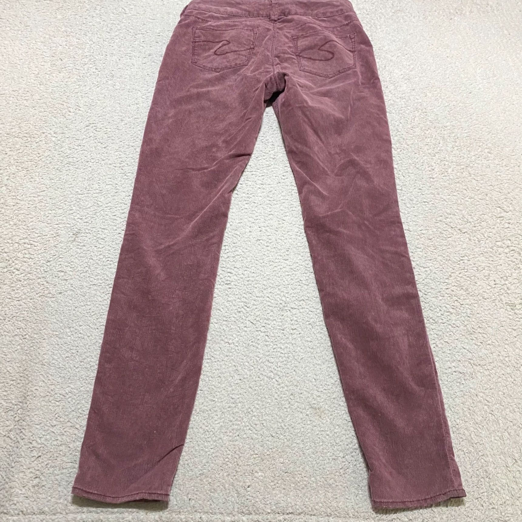 Silver Jeans Co. Silver Jeans Womens Purple Corduroy Suki Jegging Medium Wash Mid Rise 27 Inseam 29 Pocket Stretch Jeans Size 27" / US 4 / IT 40 - 2 Thumbnail