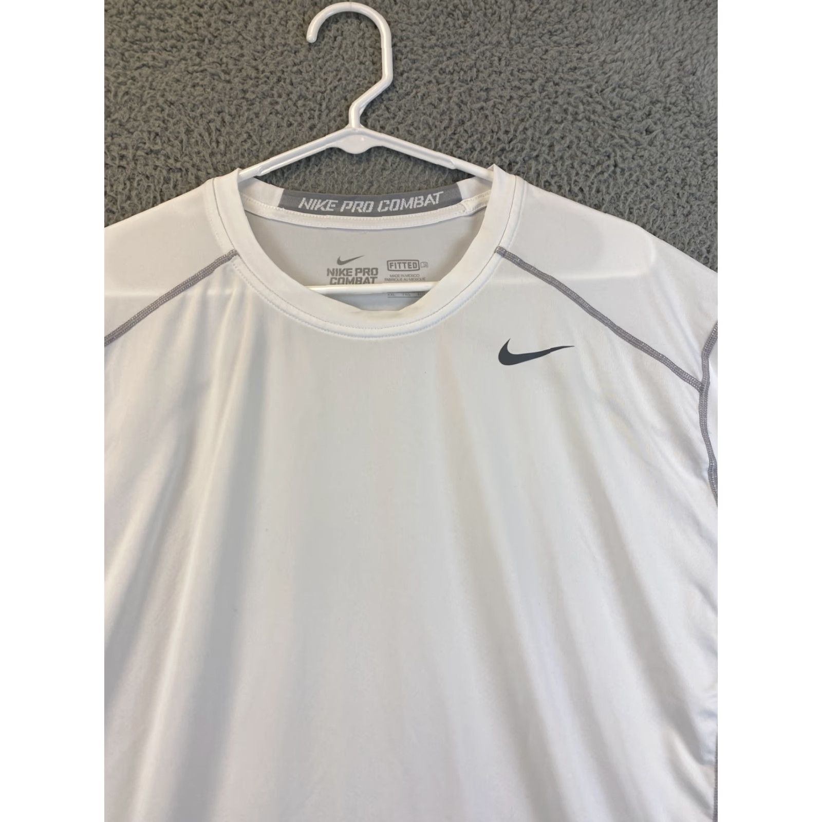 Nike Nike Pro Stretch T-Shirt White Mens 2XL Size US XXL / EU 58 / 5 - 3 Thumbnail