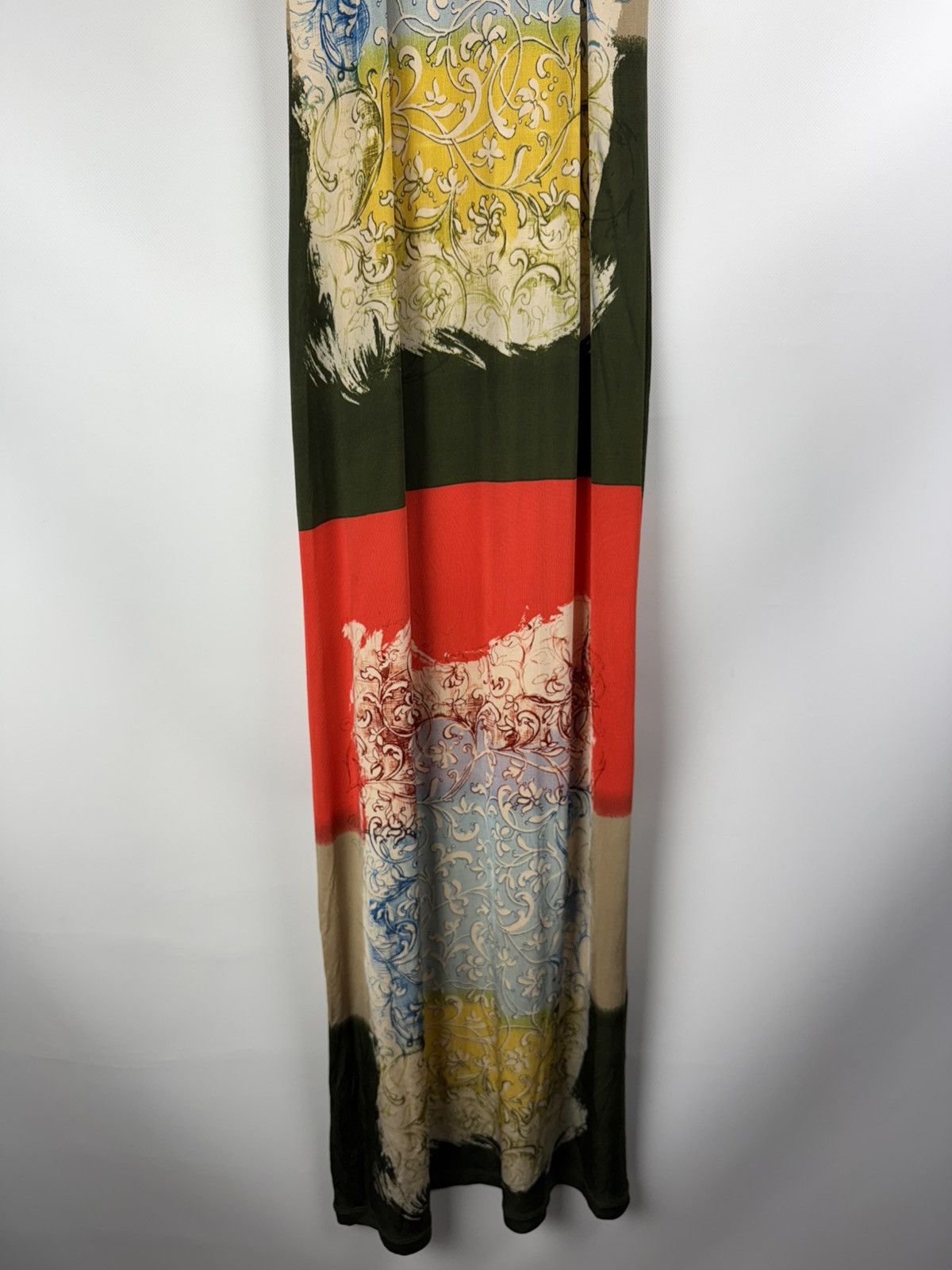 Jean Paul Gaultier Jean Paul Gaultier Vintage 90s Patterned Bodycon Maxi Dress Size M / US 6-8 / IT 42-44 - 14 Thumbnail