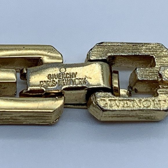 Givenchy GIVENCHY “G" Links Gold Plated Bracelet Size ONE SIZE - 5 Thumbnail