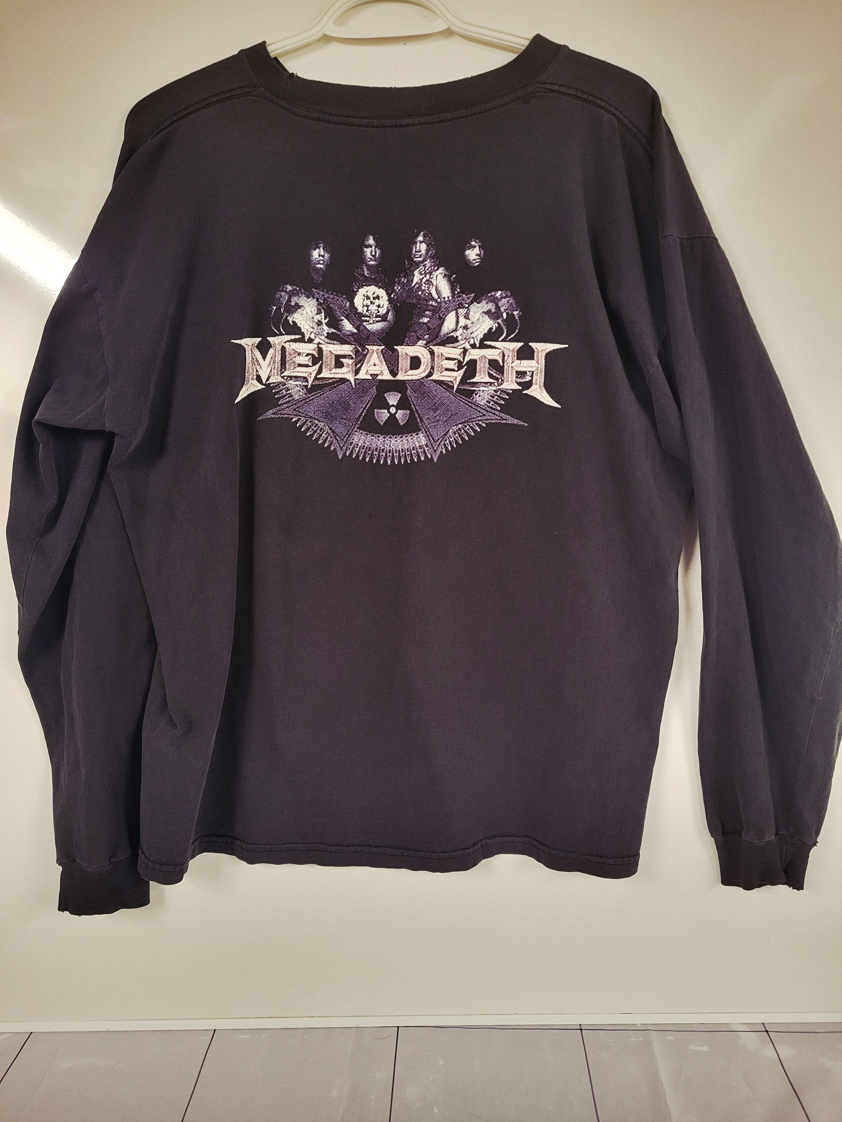 Megadeth Megadeath longsleeve Size US XL / EU 56 / 4 - 2 Thumbnail