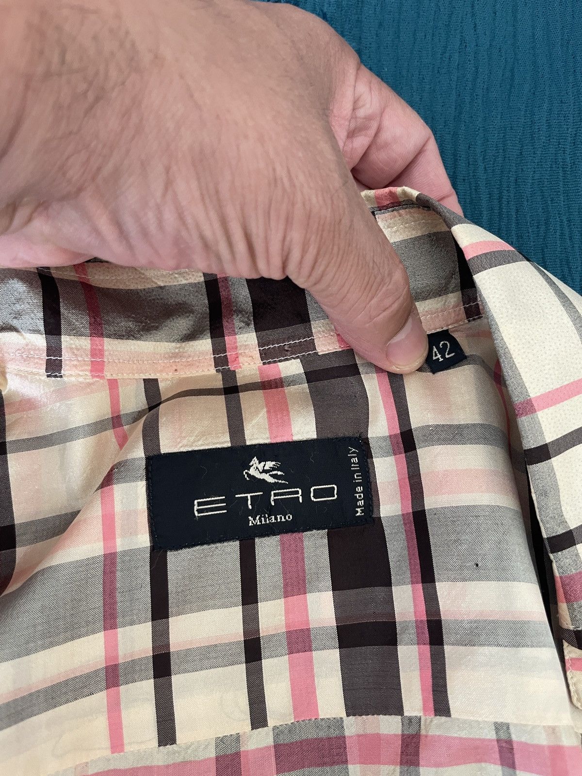 Etro Silk Button down Shirt Size M / US 6-8 / IT 42-44 - 9 Thumbnail