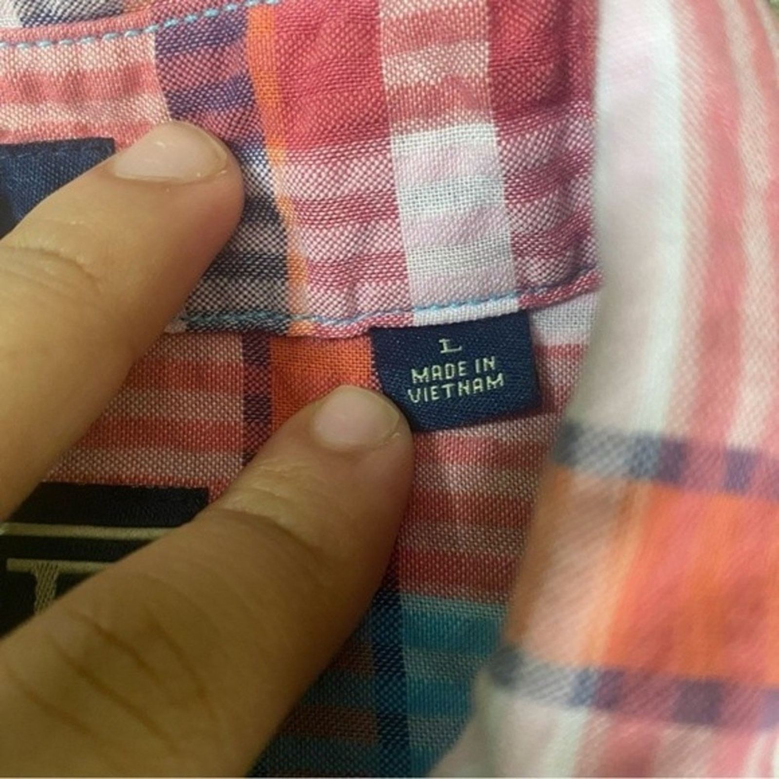 Other Rye Auburndale Seersucker Plaid Short Sleeve Button Up L Size US L / EU 52-54 / 3 - 5 Thumbnail