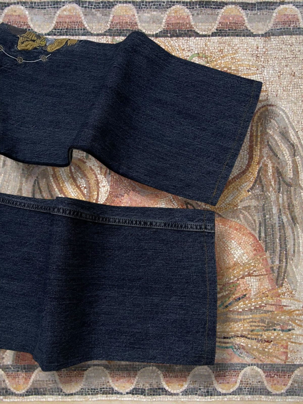 Japanese Brand Vintage Og 90s Japan Designer Karakuri God Traditional Denim Size US 28 / EU 44 - 14 Thumbnail