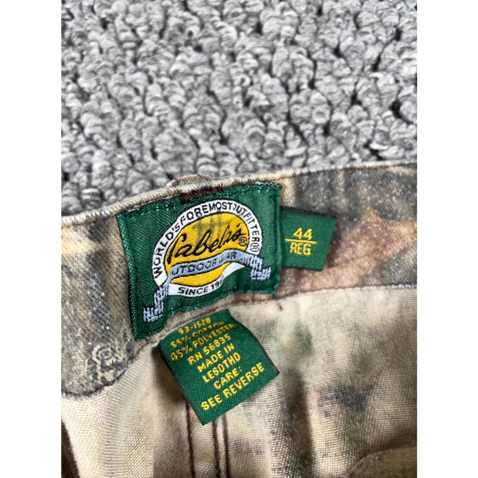 Vintage VINTAGE Cabela's Pants Cargo Camouflage Flannel 42x32 80s 90s Outdoor Nature Baggy? Size US 42 / EU 58 - 3 Thumbnail