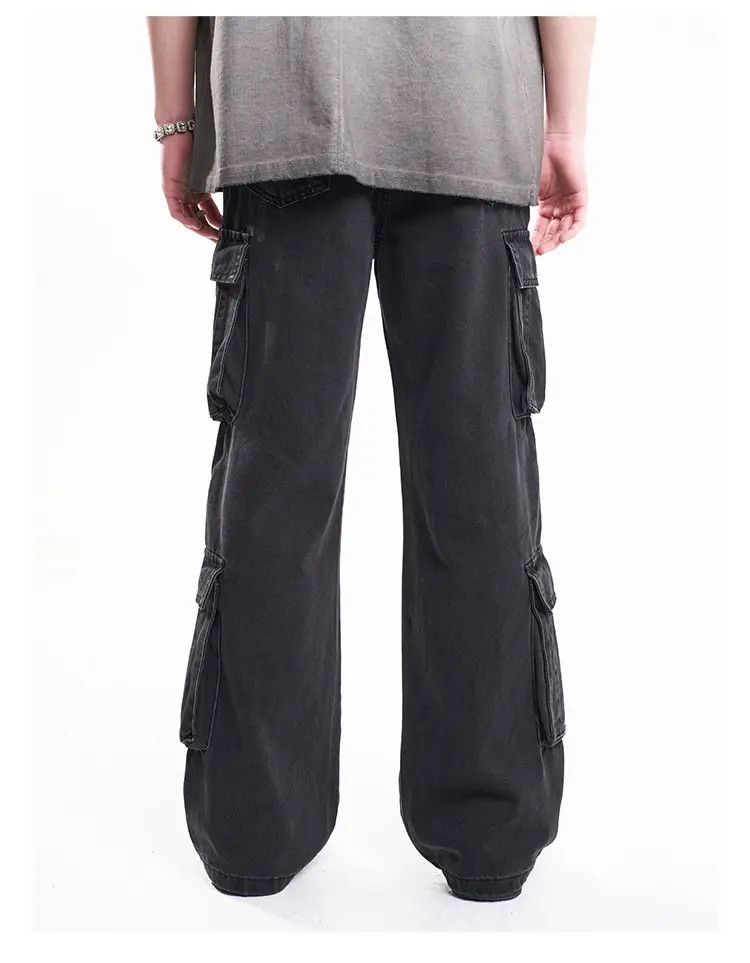 Japanese Brand × Jean Baggy Gray Cargo Denim Jeans Size US 30 / EU 46 - 3 Thumbnail