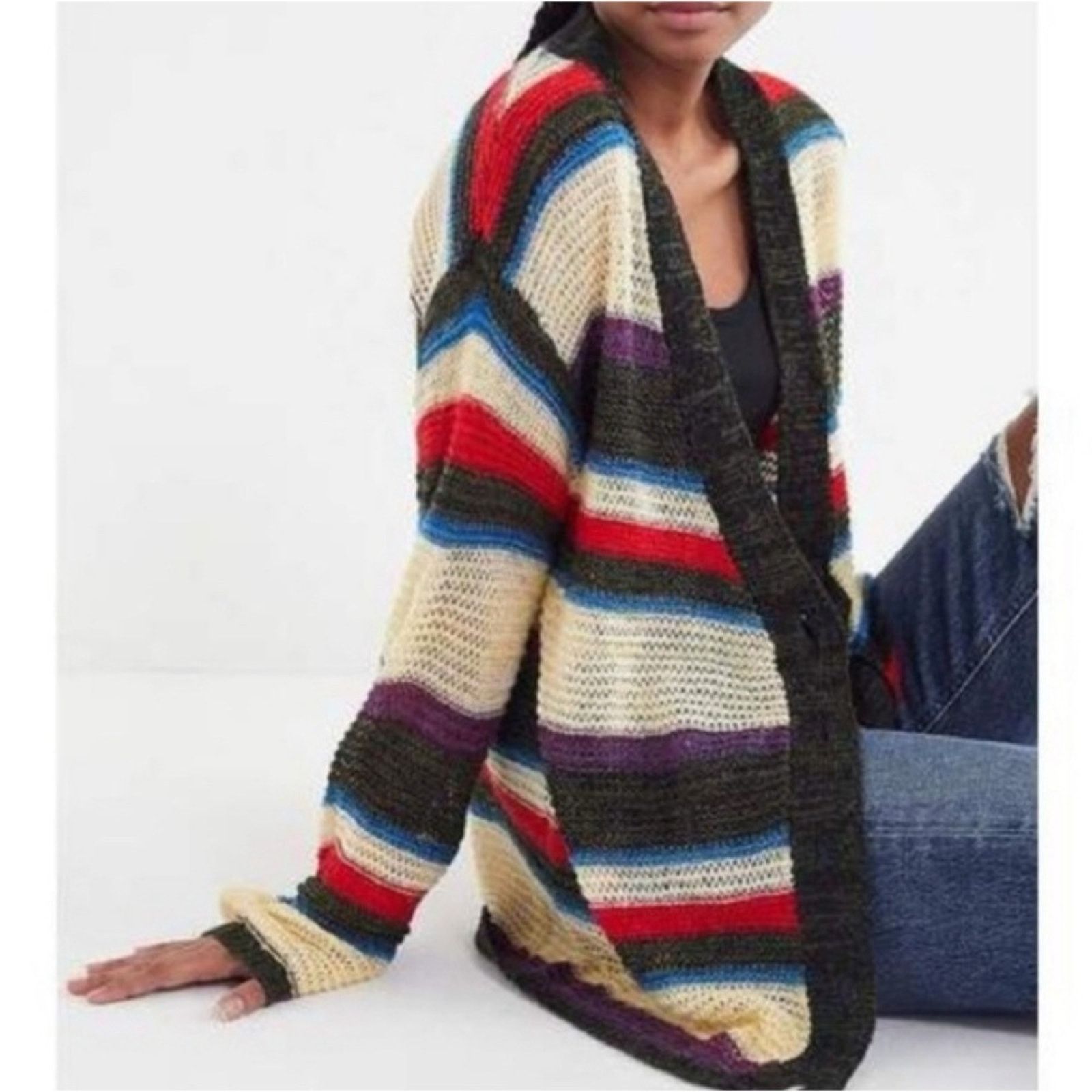 Urban Outfitters Urban Outfitters 🌺 Eternal Sunshine Striped Cardigan Size S / US 4 / IT 40 - 16 Thumbnail