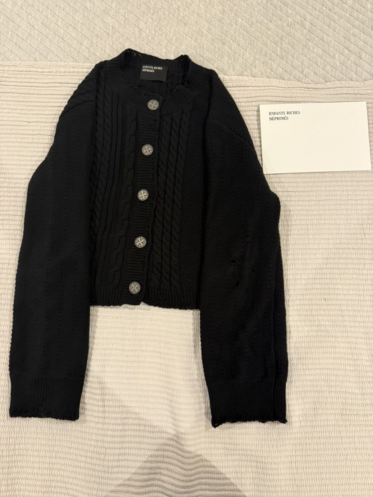 Enfants Riches Deprimes ERD cropped cardigan Size US S / EU 44-46 / 1 - 1 Thumbnail