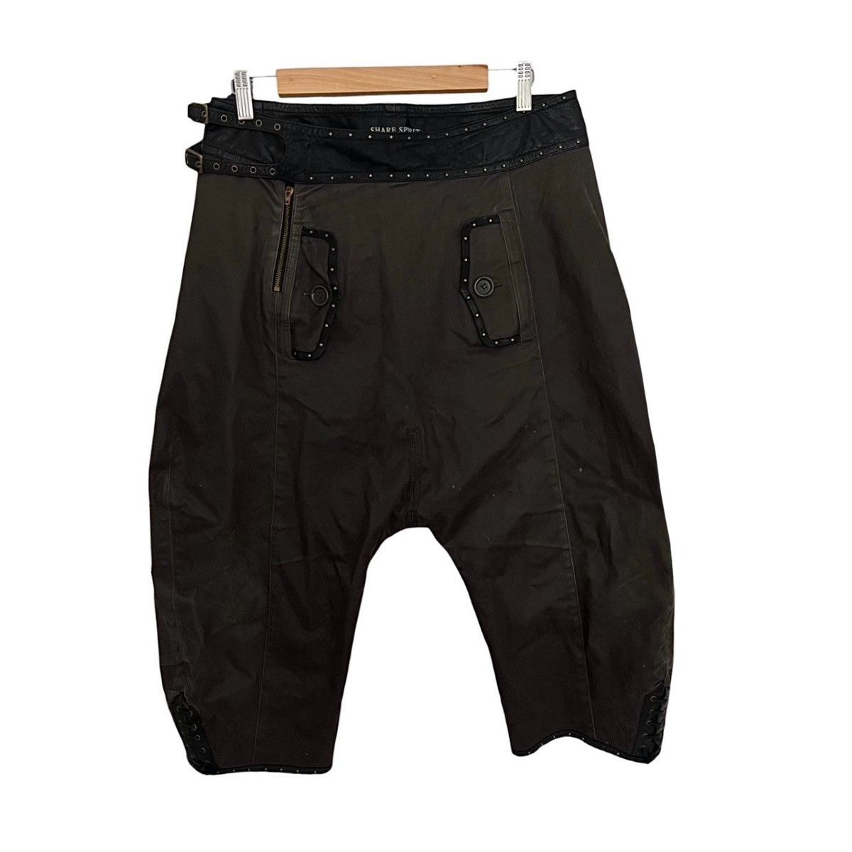Share Spirit Homme share spirit TYPE A-9 ramie, sheep leather