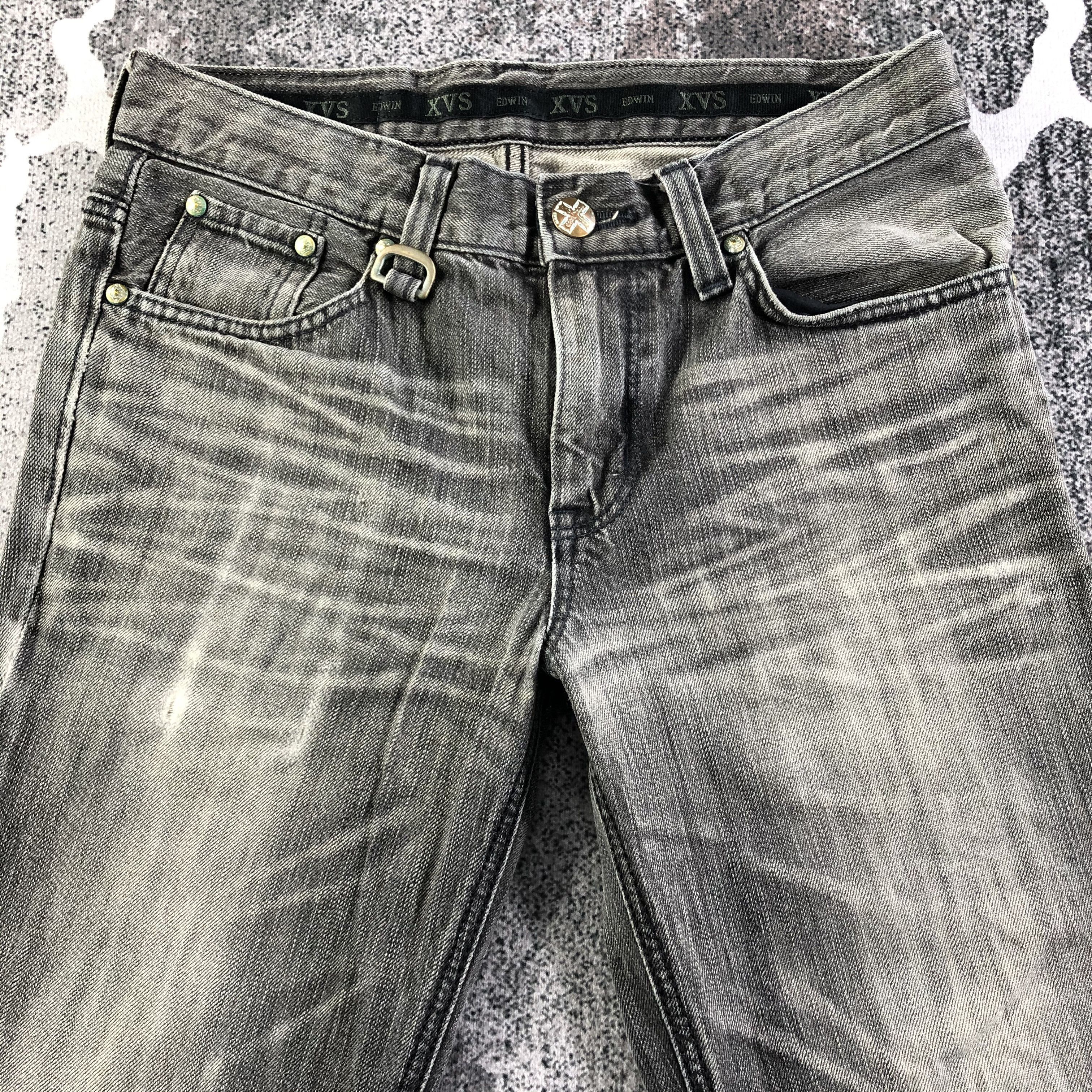 Edwin Edwin XV Jeans Faded Black Denim KJ2436 Size US 28 / EU 44 - 3 Thumbnail