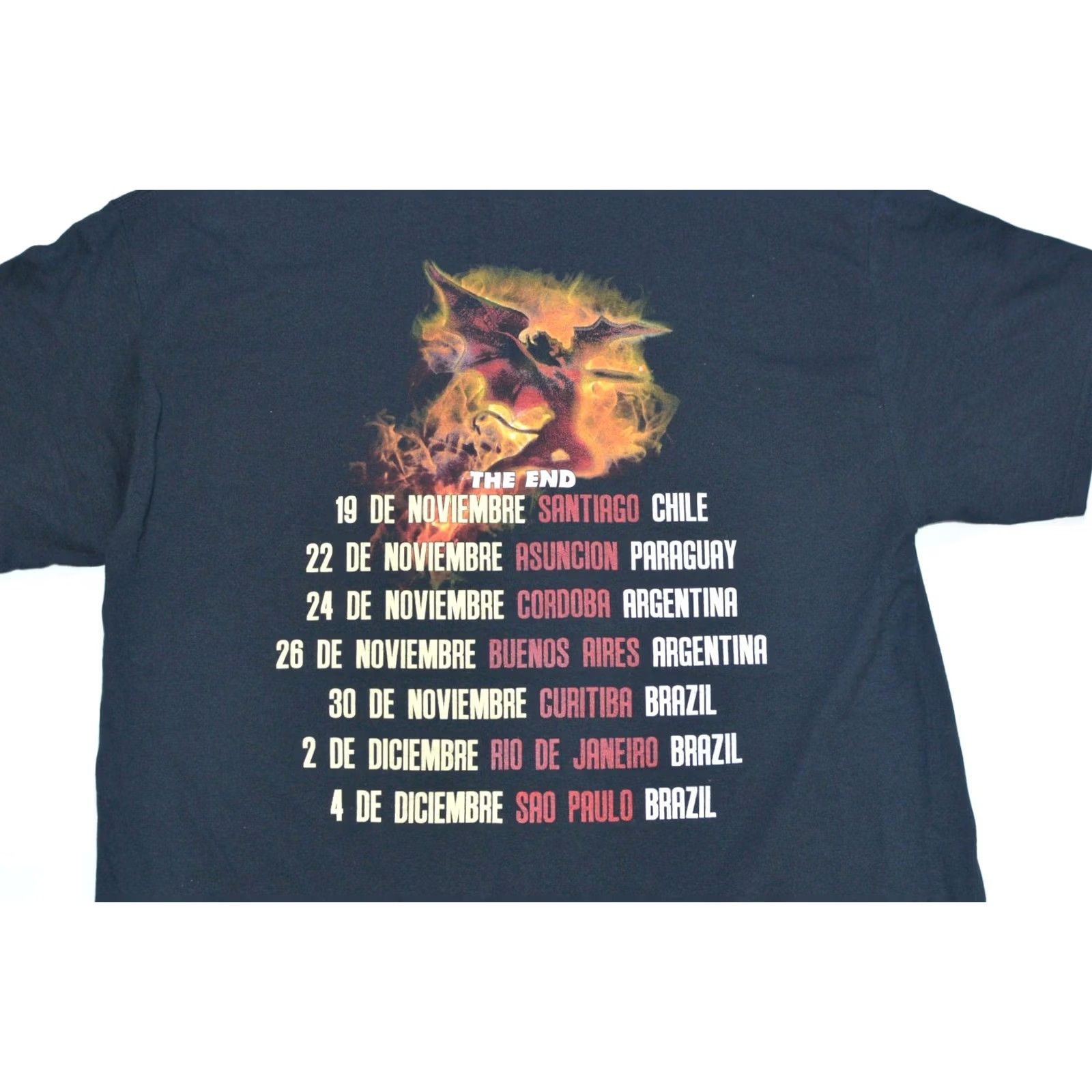 Gildan Gildan Black Sabbath The End The Final South America Tour Rock T-Shirt L Mens Black Sabbath The End Rock T-Shirt Size L Size US L / EU 52-54 / 3 - 7 Thumbnail