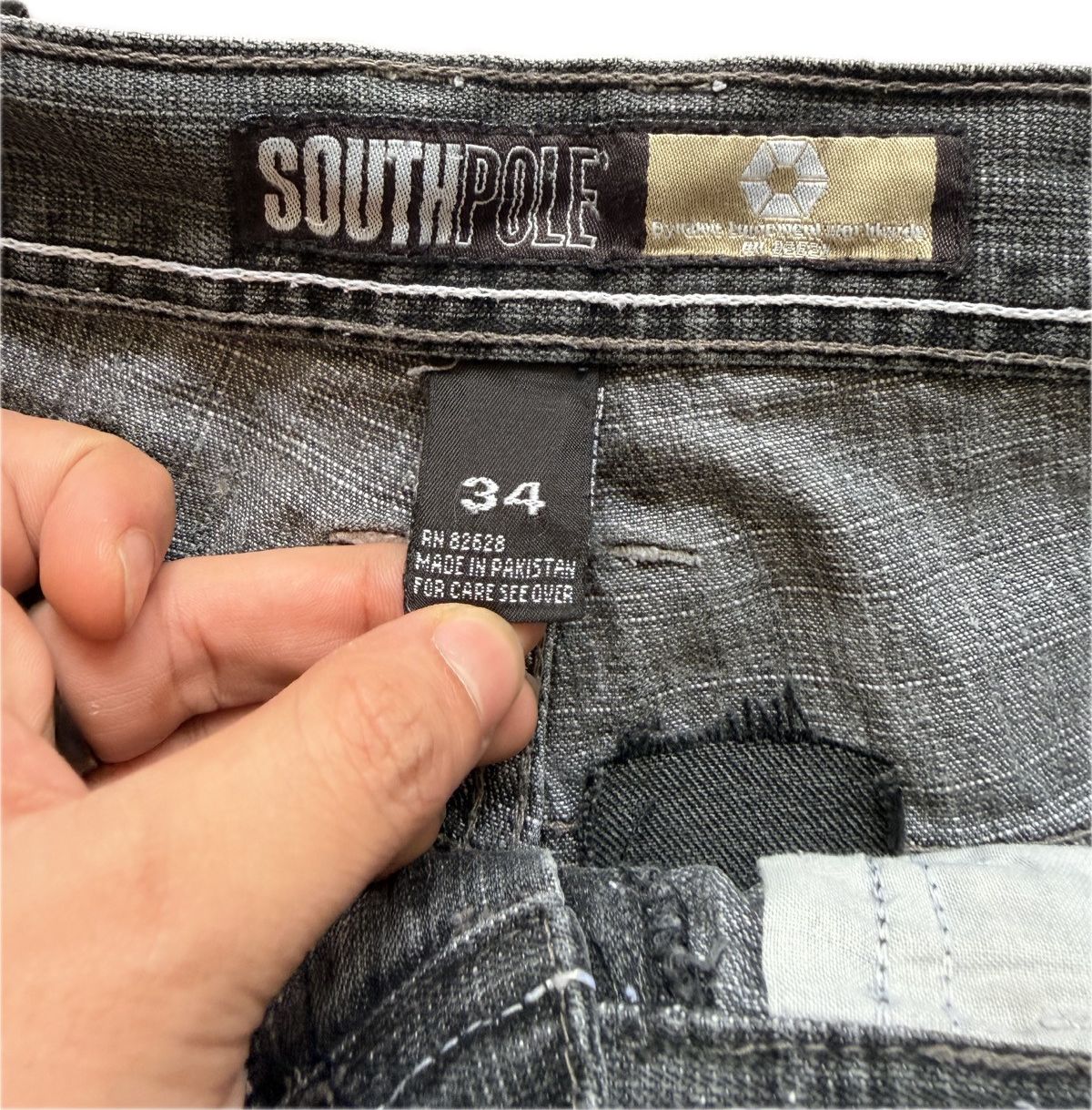 Southpole Distressed Southpole Gold Tab Jeans Size US 34 / EU 50 - 6 Thumbnail