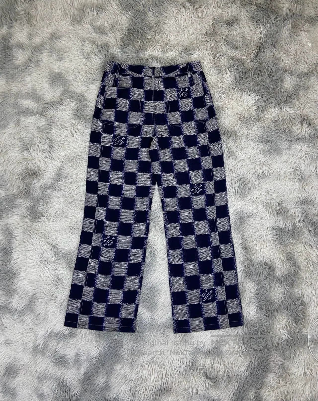 Louis Vuitton louis vuitton checkered long pants with tags. Size US 34 / EU 50 - 2 Thumbnail