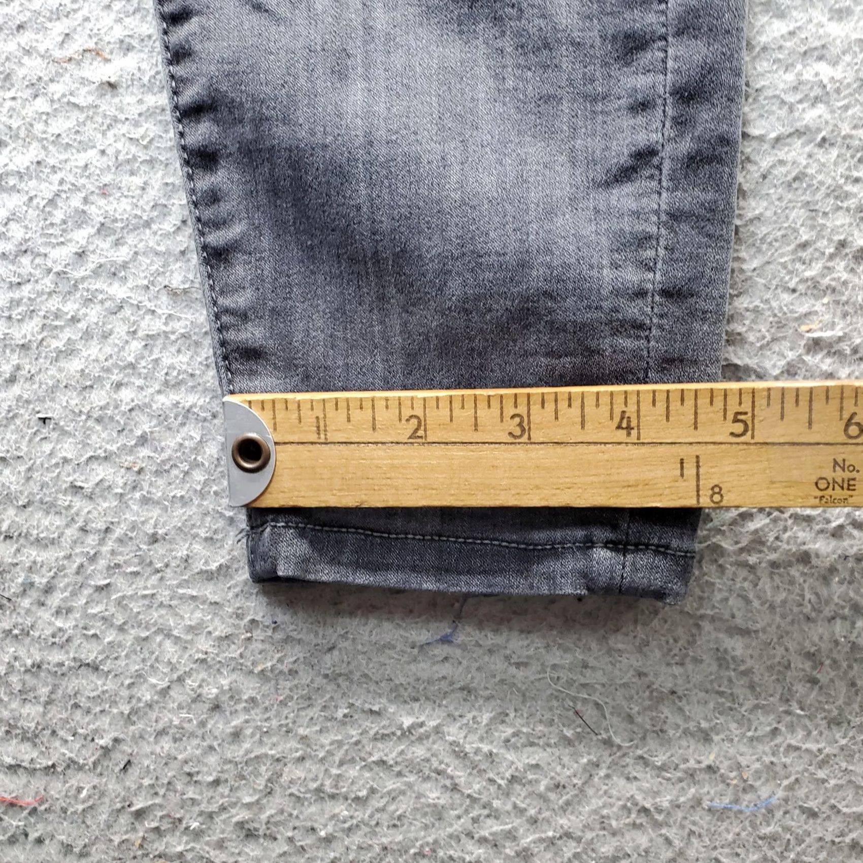 Vintage Liverpool Los Angeles Skinny Jeans Women's Gray Medium Wash 5-Pocket Design Size 2/26 Jeans Ladies 5-Pocket Gray Wash Size 26" / US 2 / IT 38 - 5 Thumbnail