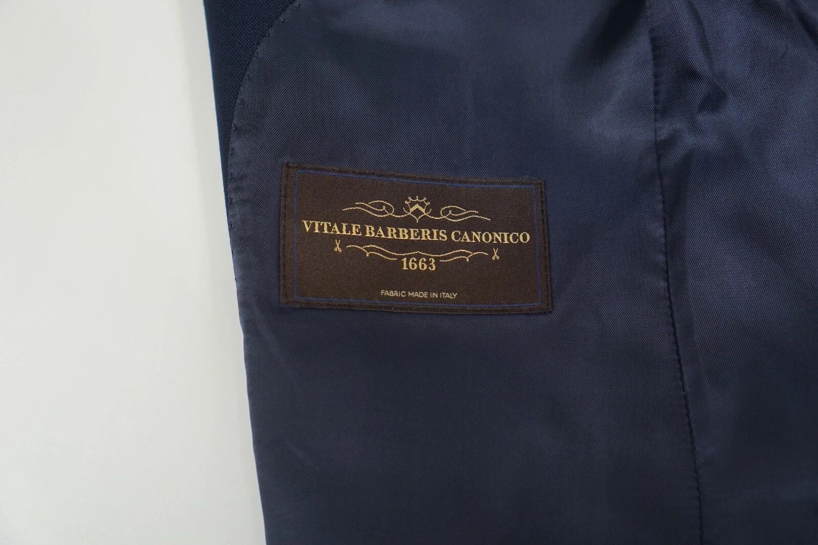 Suitsupply Men Suitsupply Blazer La Spalla Navy Blue Wool Size 22 US34S Size 34S - 6 Thumbnail