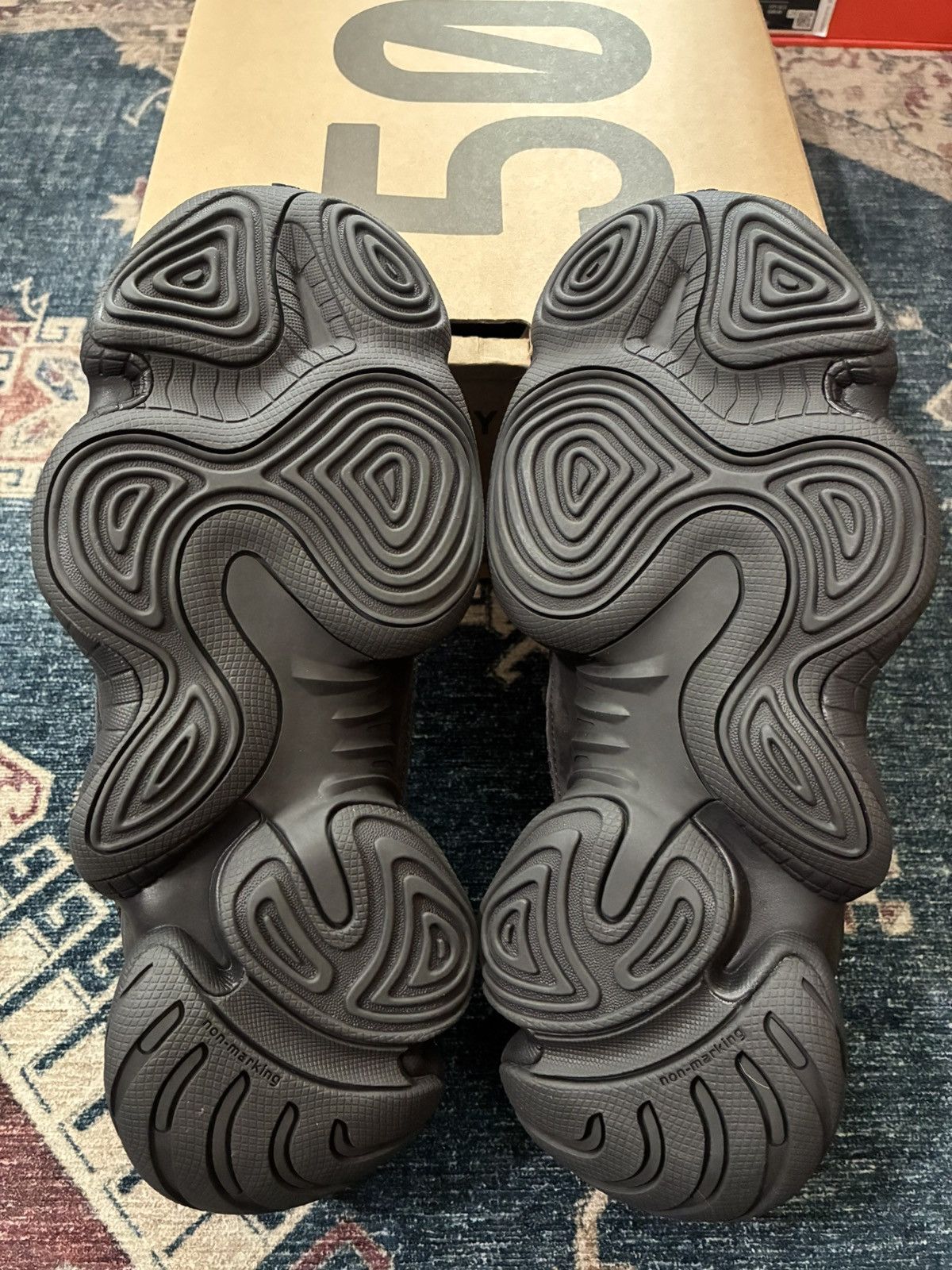 Adidas × Kanye West Adidas Yeezy 500 Utility Black SKU F36640 Brand New Size US 6.5 / EU 39-40 - 7 Thumbnail