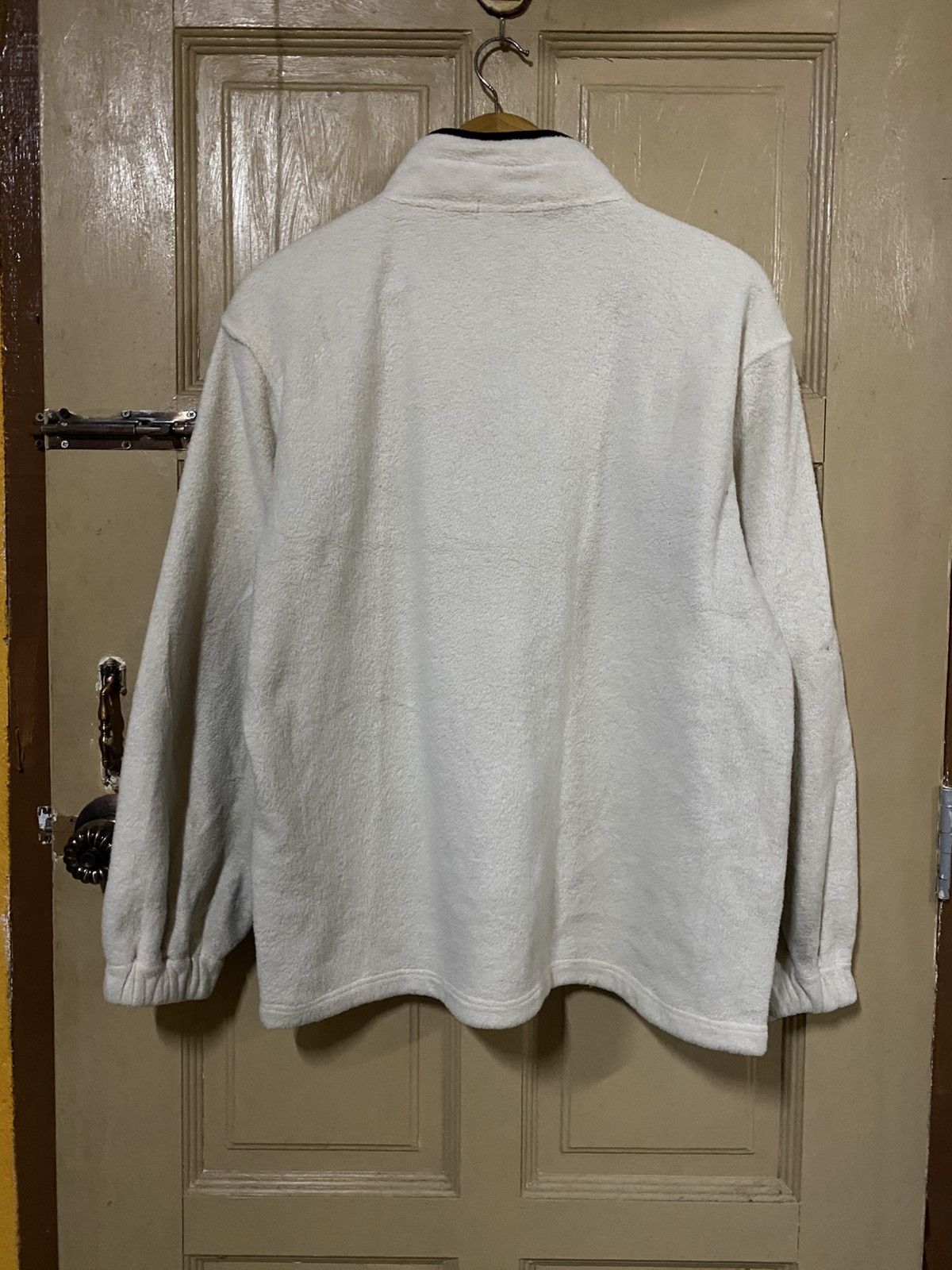 Japanese Brand Vintage ELLE HOMME Paris Two-Tone Fleece Pullover Jacket Size US L / EU 52-54 / 3 - 5 Thumbnail