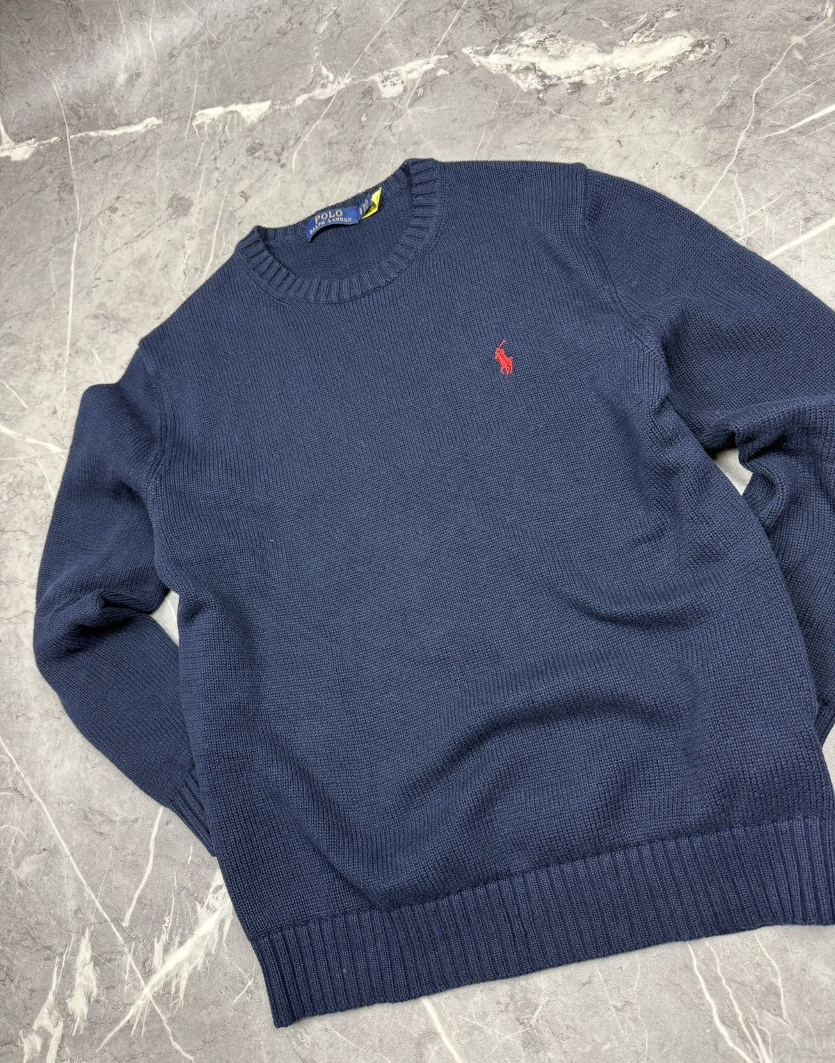 Polo Ralph Lauren Ralph Lauren Knit Sweater Navy Blue | Red Pony | Size S Size US S / EU 44-46 / 1 - 4 Thumbnail