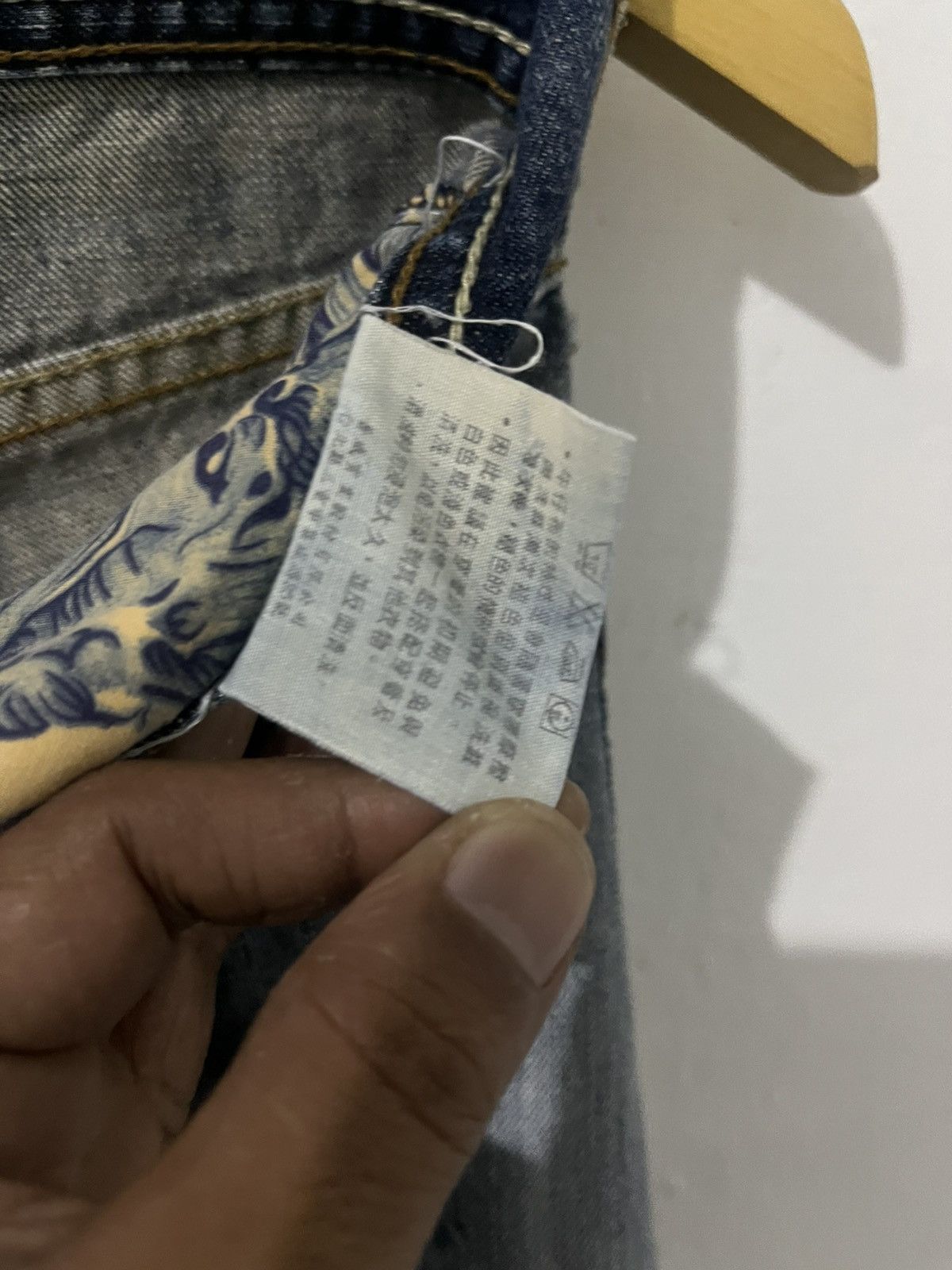 Blue Blue Japan Vintage Blue Way Japan Oniarai Nippon Embroidered Jeans Size US 31 - 12 Thumbnail