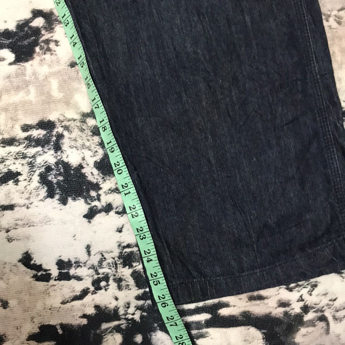 GU Gu Distressed Design Dark Blue Overalls Jeans Suspender Size US 44 / EU 60 - 17 Thumbnail