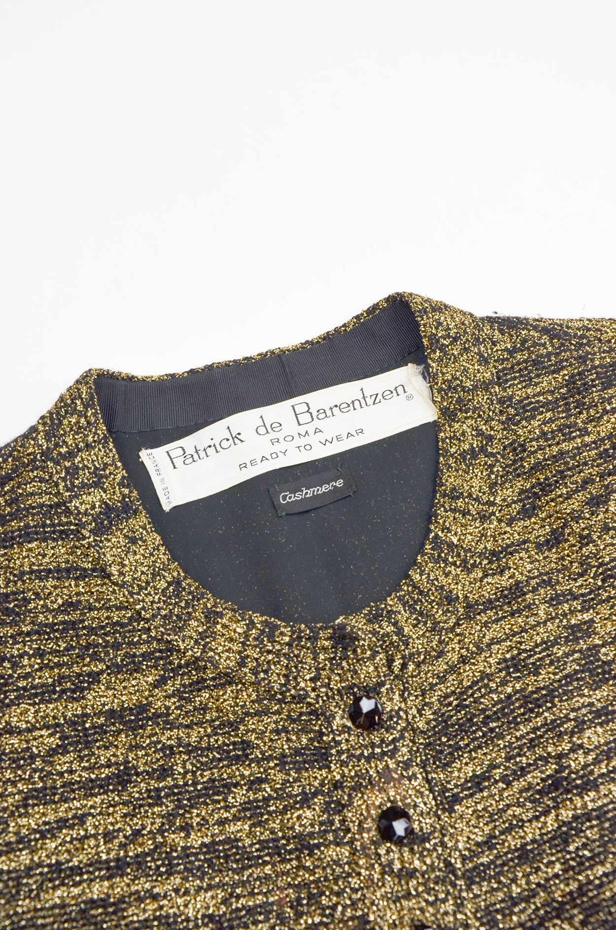 Other Patrick de Barentzen Gold Knit Cardigan – Size S Size S / US 4 / IT 40 - 7 Thumbnail