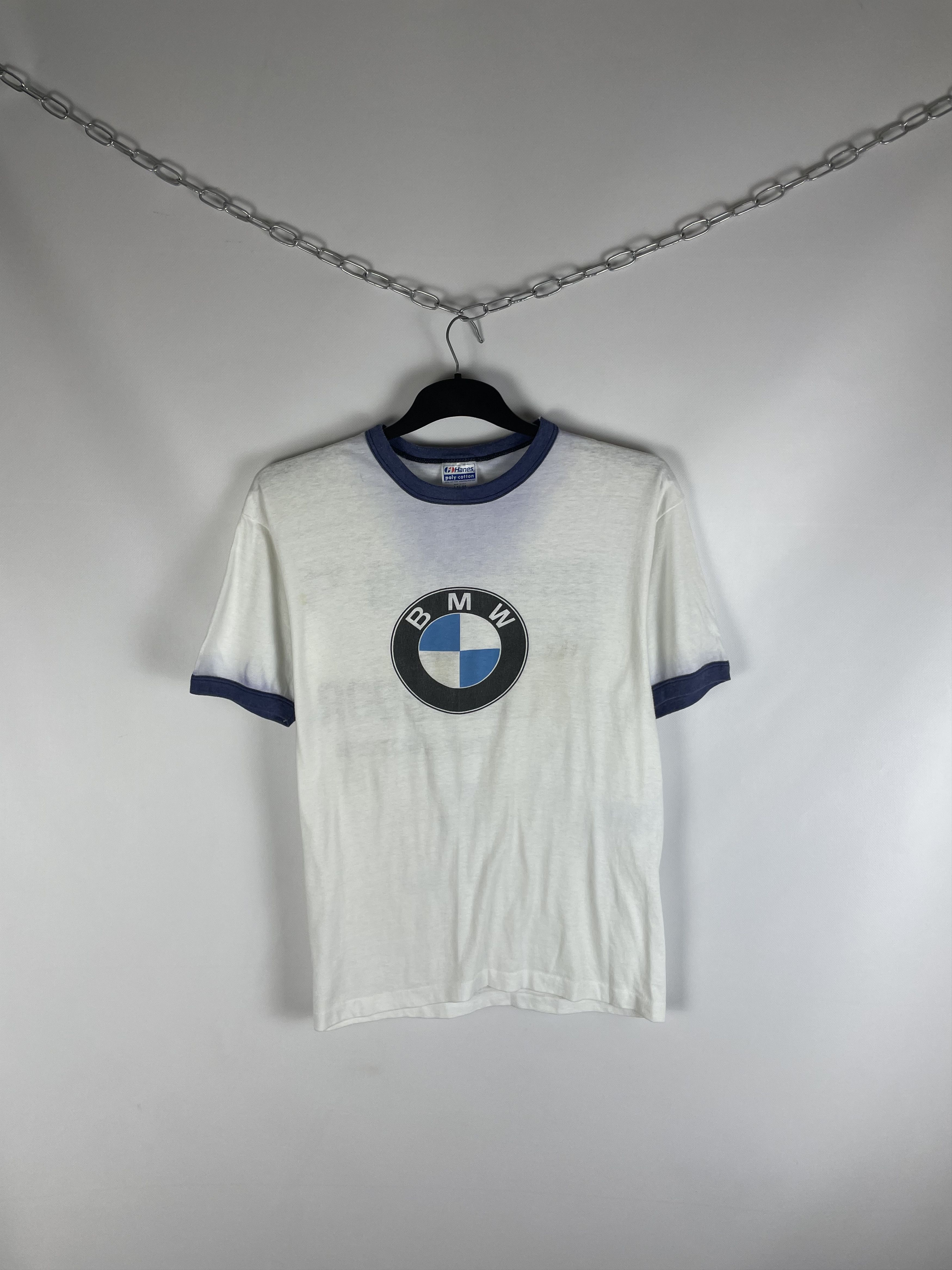 BMW Vintage 90s BMW T-shirt Tee Size US L / EU 52-54 / 3 - 1 Thumbnail