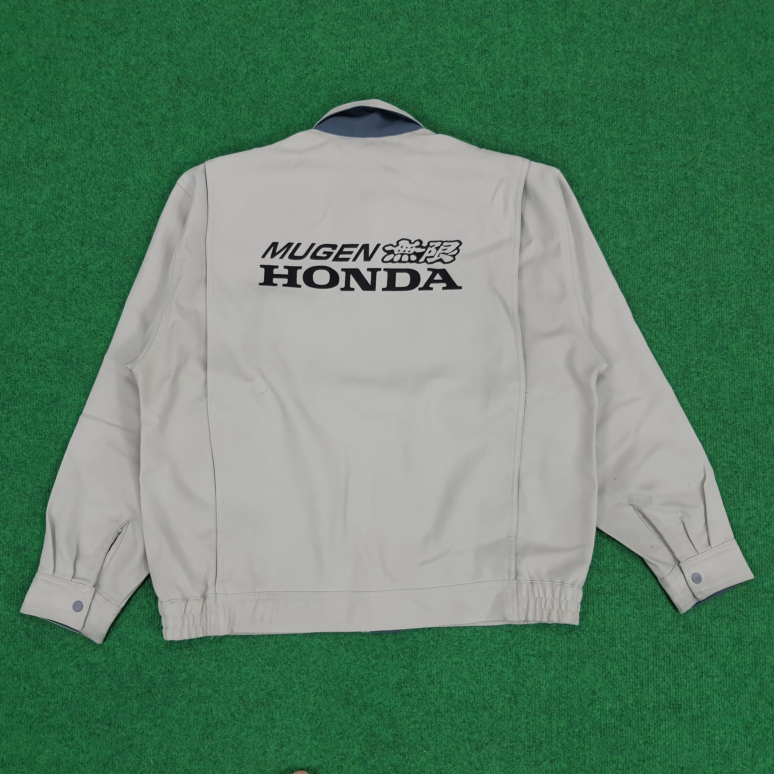 Japanese Brand Vintage Mugen HONDA Japanese Racing Team Workwear Jacket Size US L / EU 52-54 / 3 - 1 Thumbnail