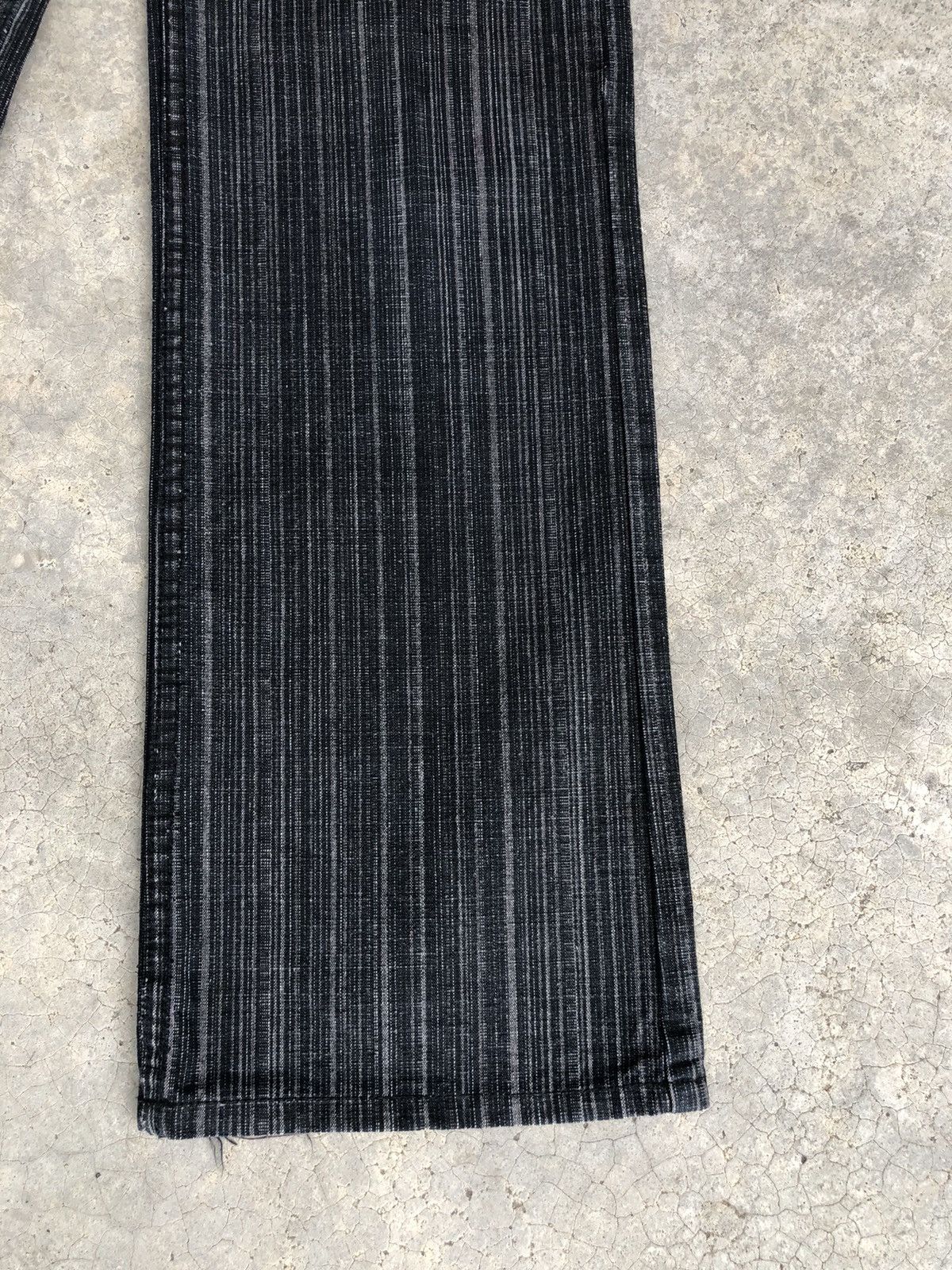 If Six Was Nine Japanese Urban Mini Flared Jeans Hickory Jeans Size US 29 - 7 Thumbnail