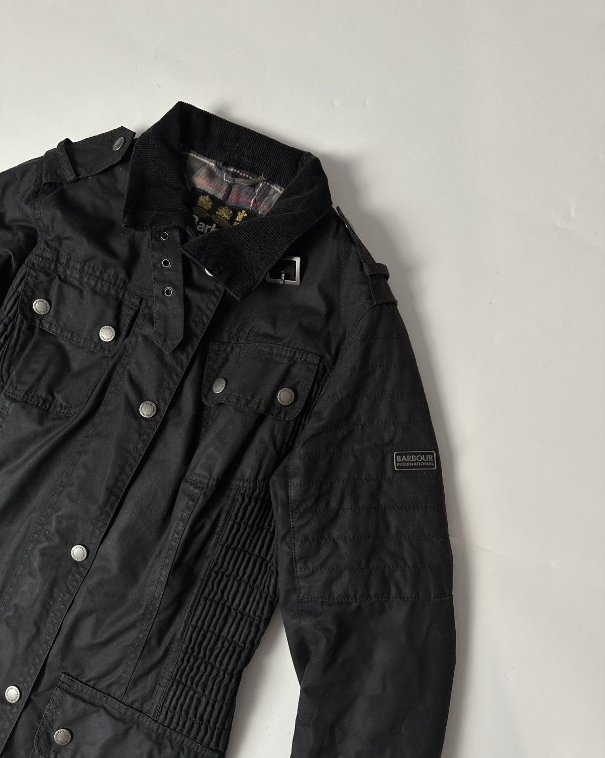 Barbour Barbour International Fireblade women Wax Jacket Size UK 12 Size XL / US 12-14 / IT 48-50 - 4 Thumbnail