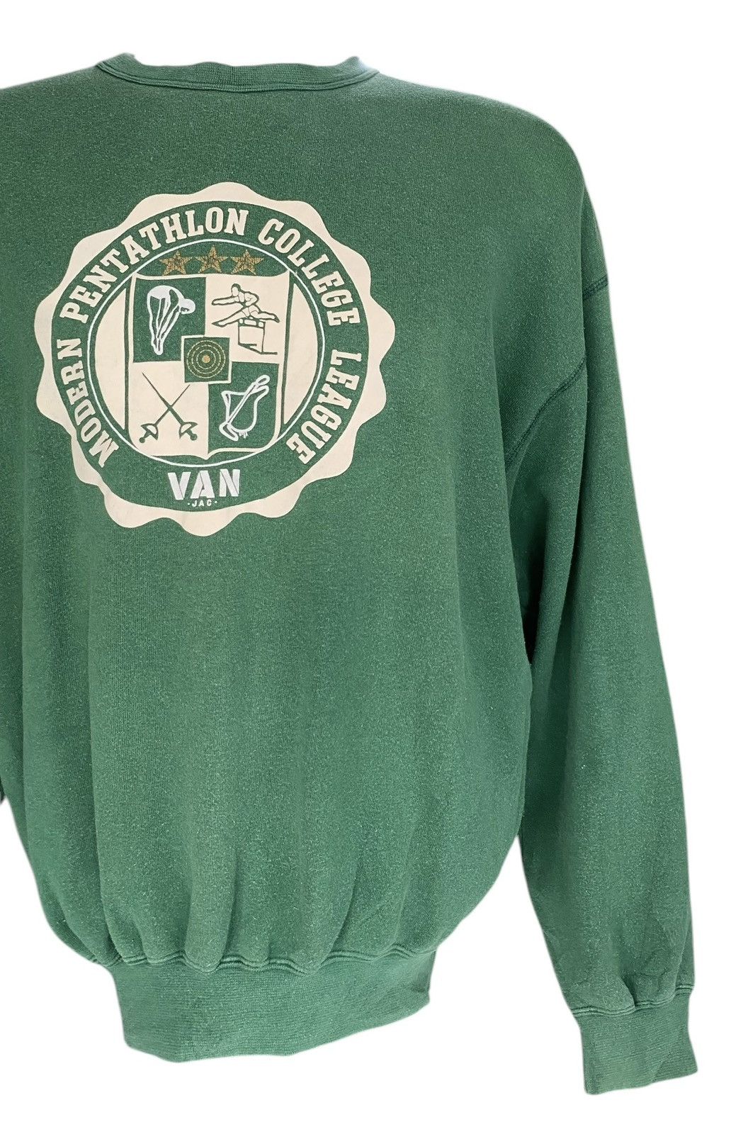 If Six Was Nine × Japanese Brand × Vintage Vintage VAN JAC College League Crewneck Size US L / EU 52-54 / 3 - 2 Thumbnail