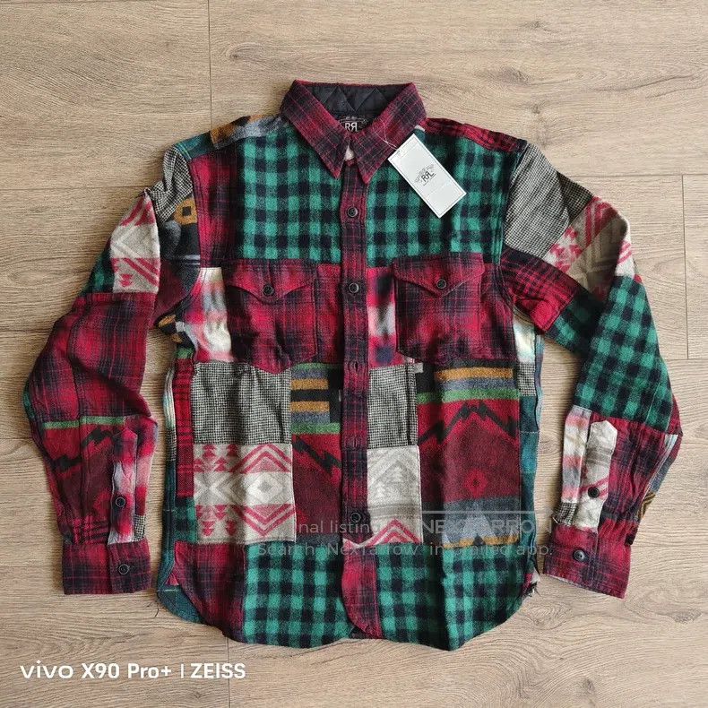 RRL Ralph Lauren RRL Ralph Lauren Vintage patchwork shirt Size US S / EU 44-46 / 1 - 1 Thumbnail
