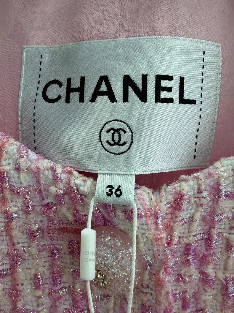 Chanel Chanel Spring and summer woven pink vest Size XS / US 0-2 / IT 36-38 - 4 Thumbnail