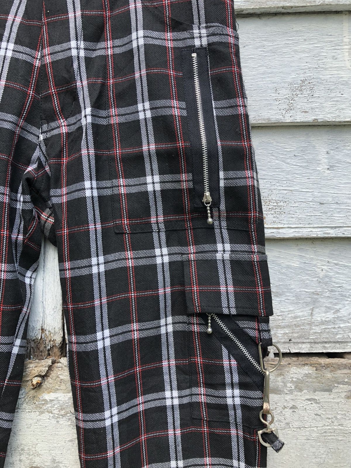 Japanese Brand × Seditionaries IDEA Tokyo Bondage Multi-zipper Checkered Pant Size US 30 / EU 46 - 3 Thumbnail