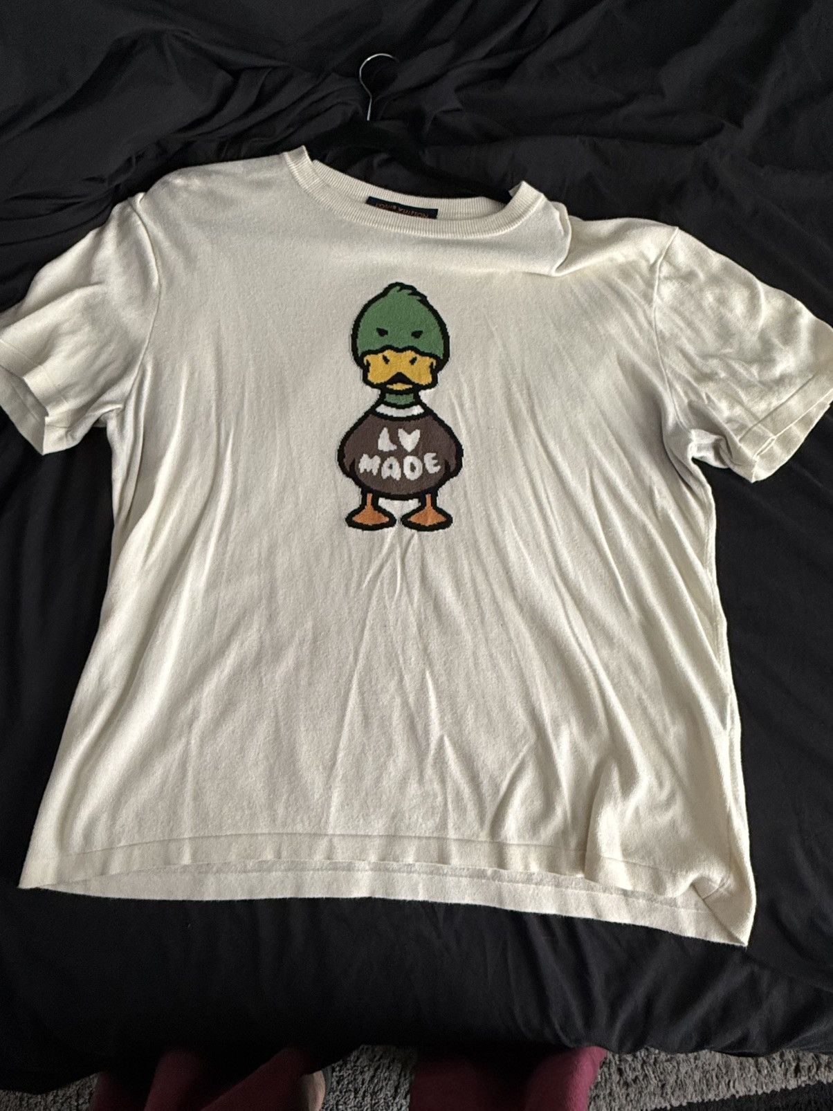Louis Vuitton × Nigo LV x NIGO Duck Graphic Short Sleeve Tee Size US L / EU 52-54 / 3 - 1 Thumbnail