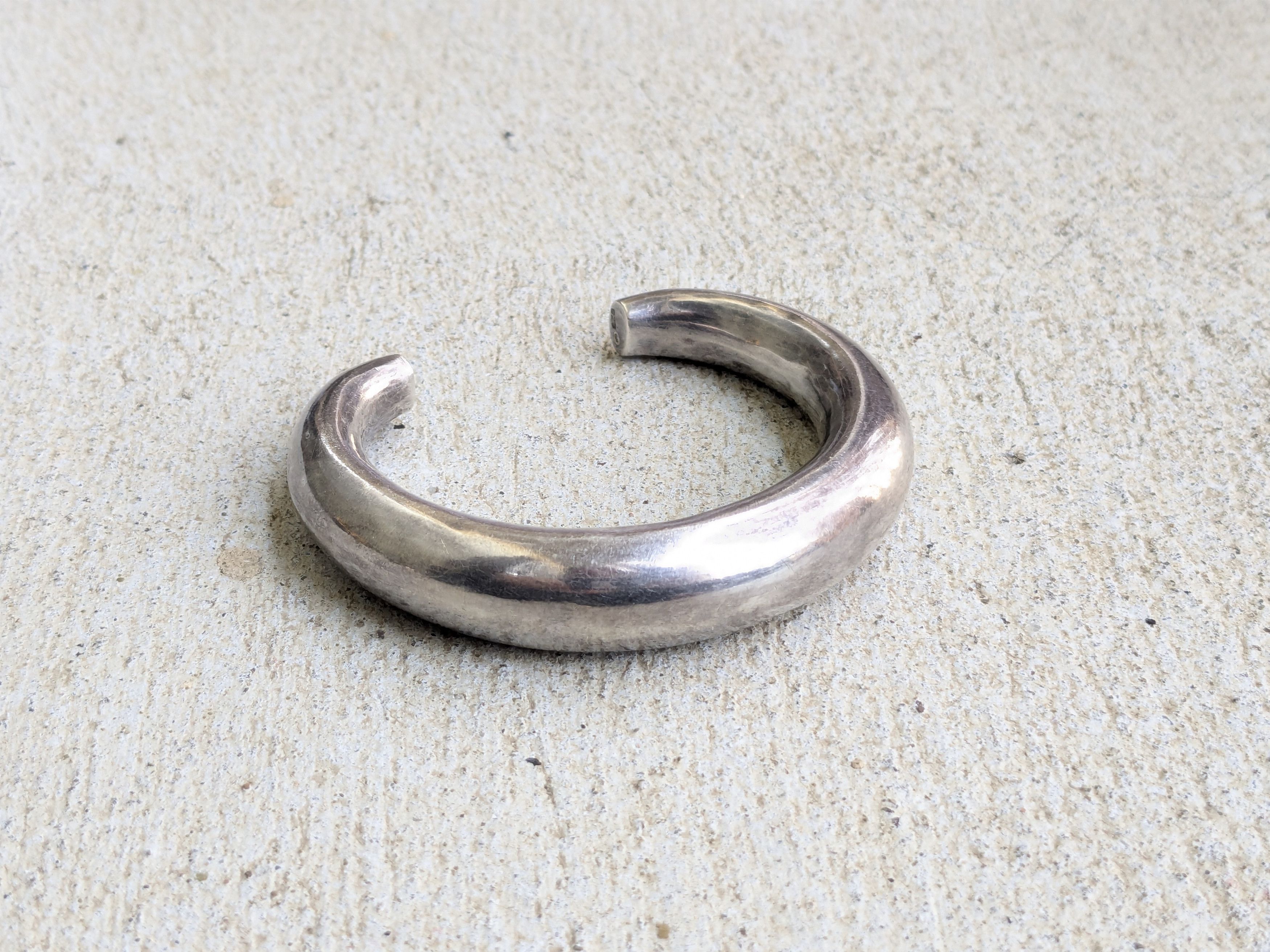 Other Vintage Sterling Silver Bracelet Hollow Puffy 5.25 Modern Size ONE SIZE - 1 Thumbnail