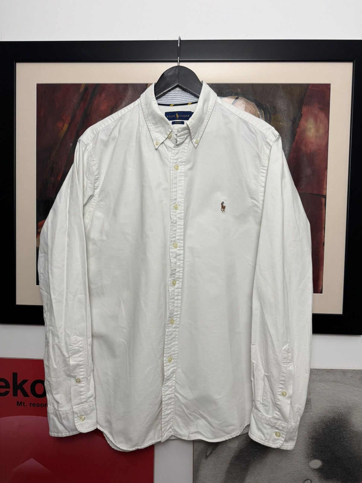 Ralph Lauren Polo Ralph Lauren White Classy Button Up Shirt Casual Slim Size US L / EU 52-54 / 3 - 1 Thumbnail