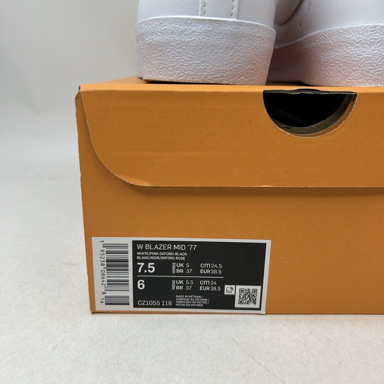 Nike Nike Blazer Mid 77 Vintage WMNS “Pink Oxford” 2024 Size US 7.5 / IT 37.5 - 5 Thumbnail