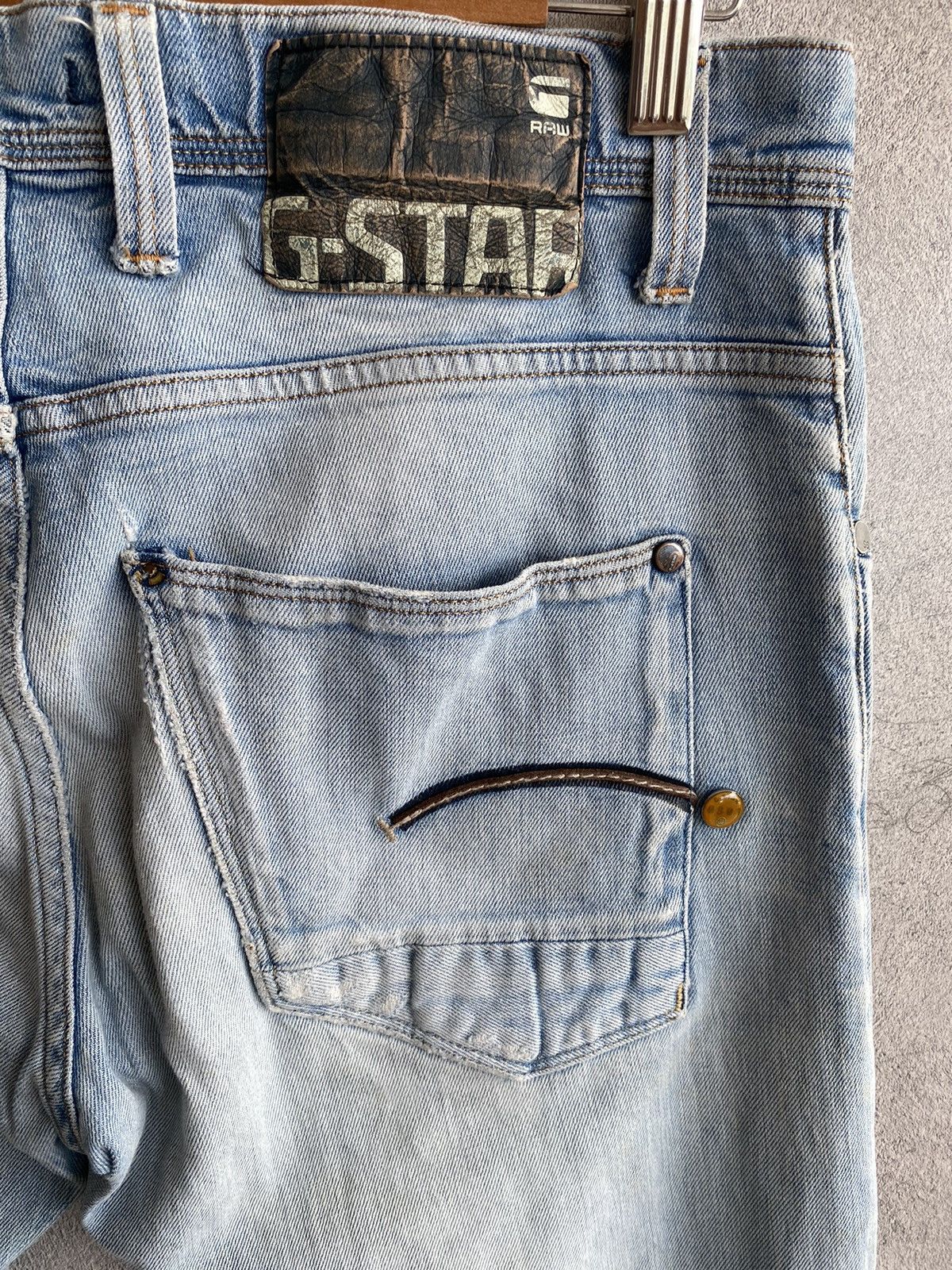 G-Star G Star Raw 3301 Distressed Denim Size US 32 / EU 48 - 11 Thumbnail