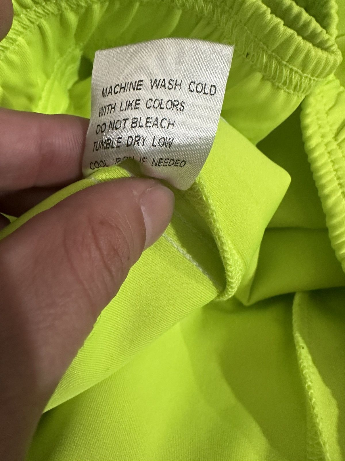 Other VGA STUDIOS "A DREAMER'S REALITY" NEON YELLOW TRACK PANT Size US 38 / EU 54 - 4 Thumbnail