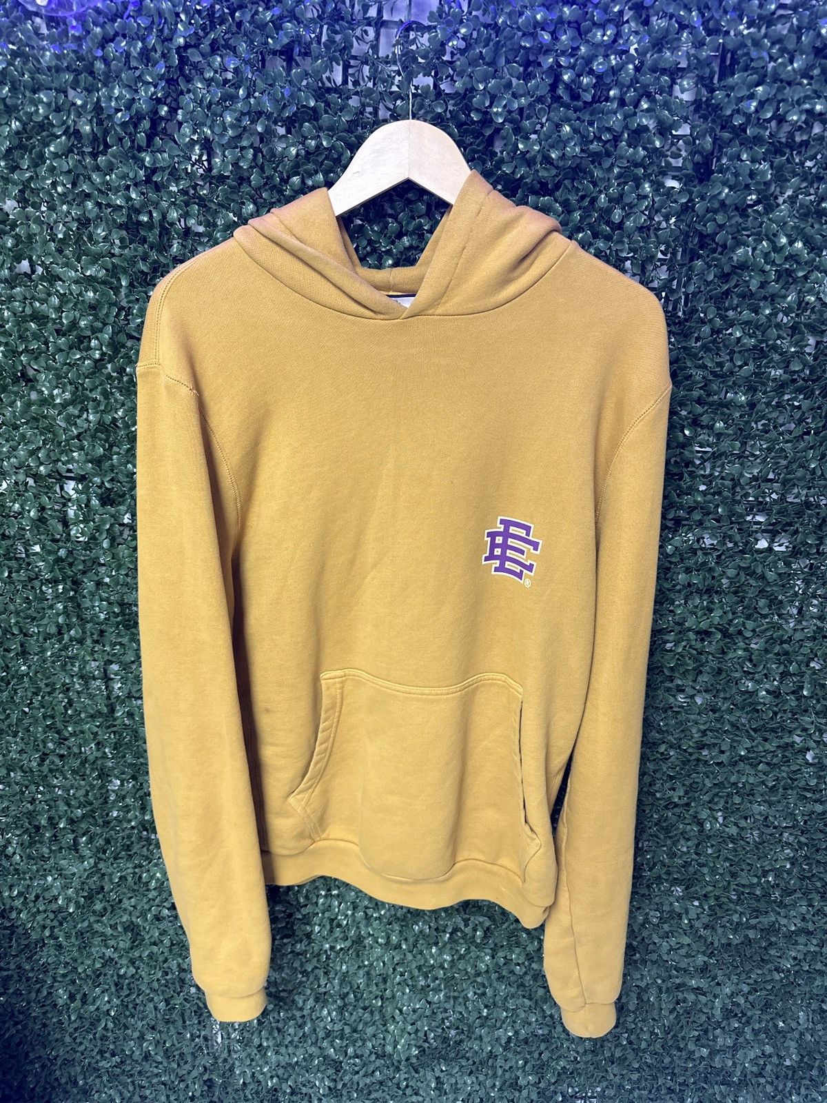 image of Eric Emanuel Ee Hoodie Yellow Purple, Men's (Size Medium)