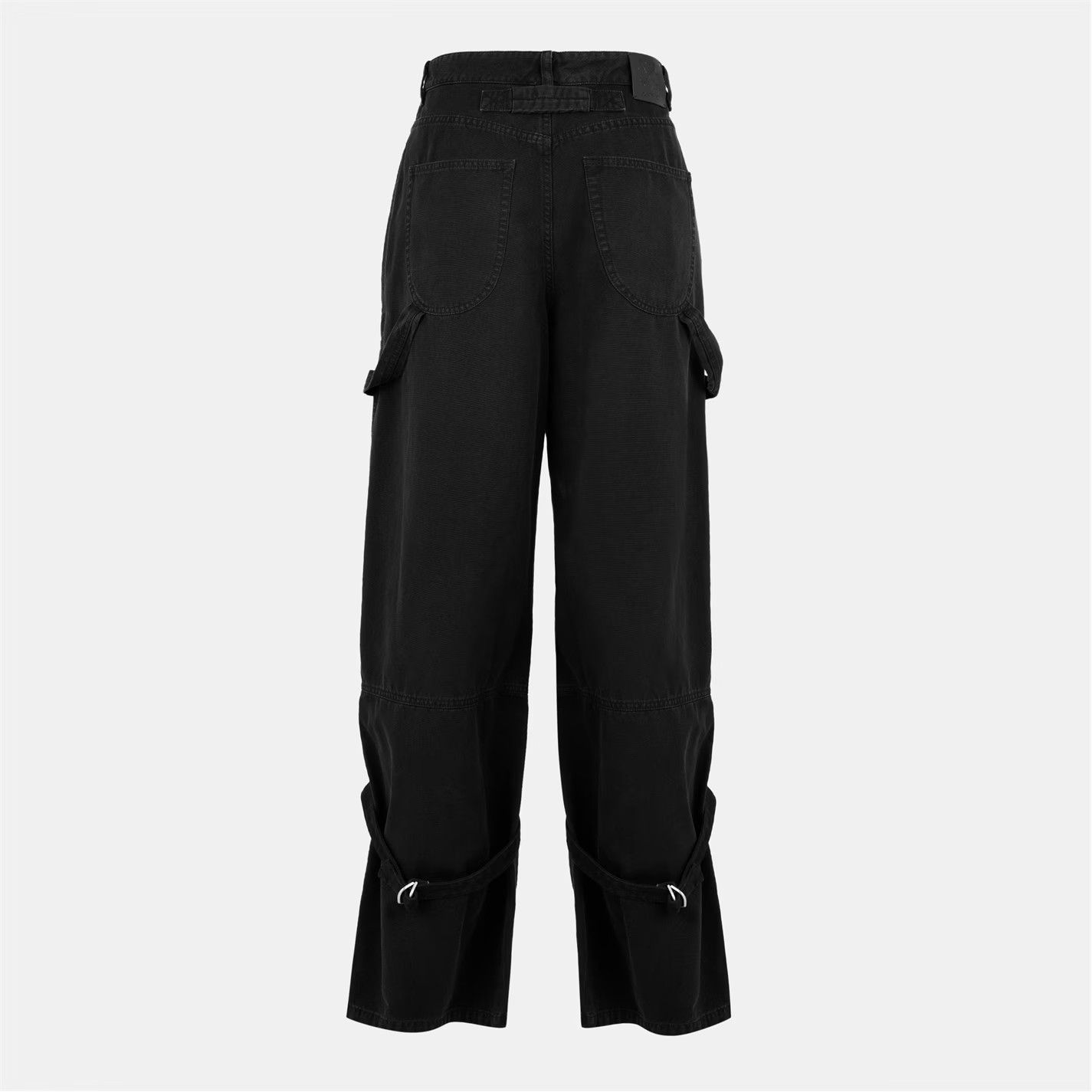 Off-White o1g2r1mq0326 Carpenter Relaxed Fit Straight Leg Jeans Black Size US 31 - 2 Thumbnail