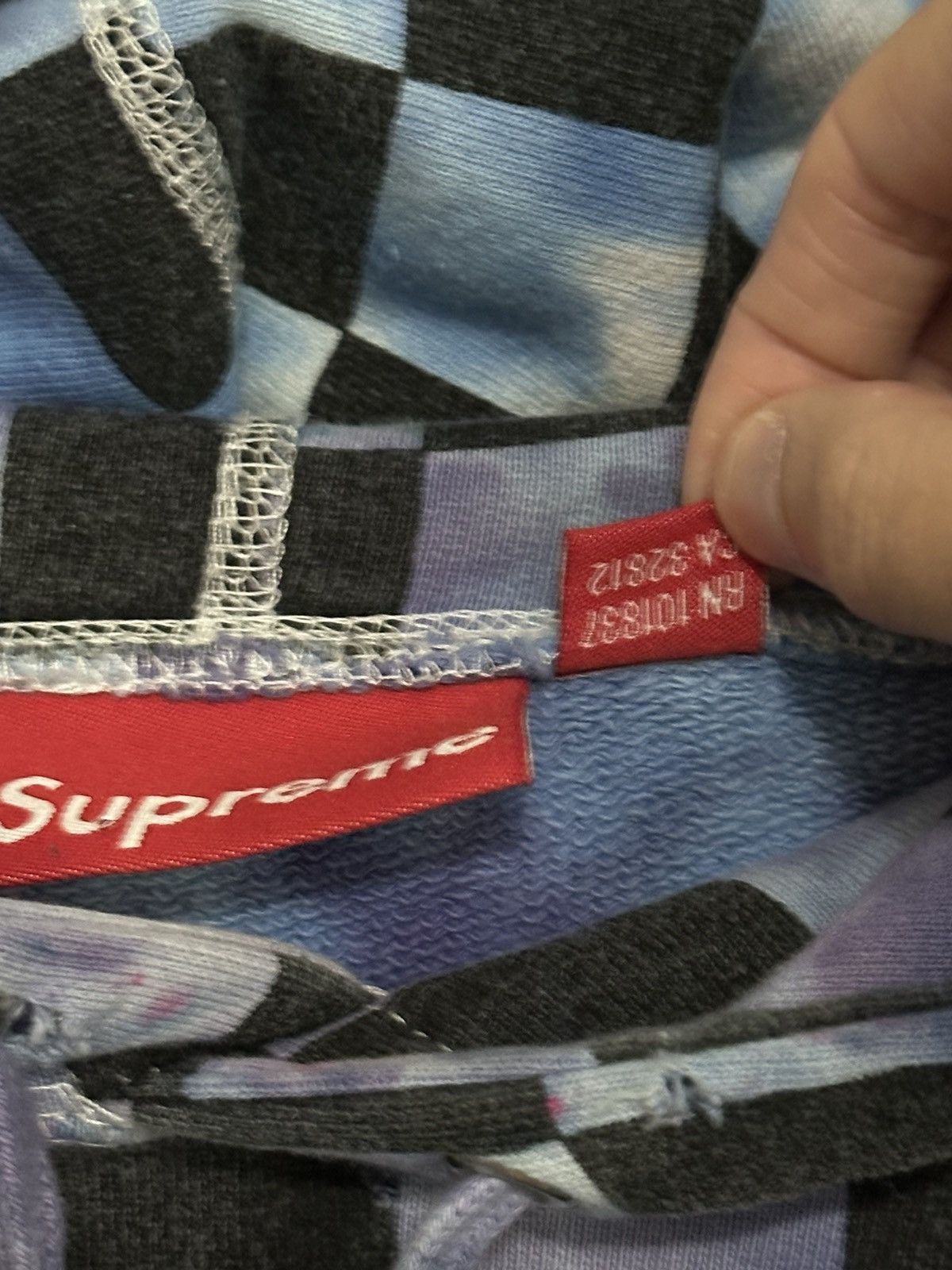 Supreme Supreme Checkered Mini Box Logo Hooded Sweatshirt Size US L / EU 52-54 / 3 - 9 Thumbnail