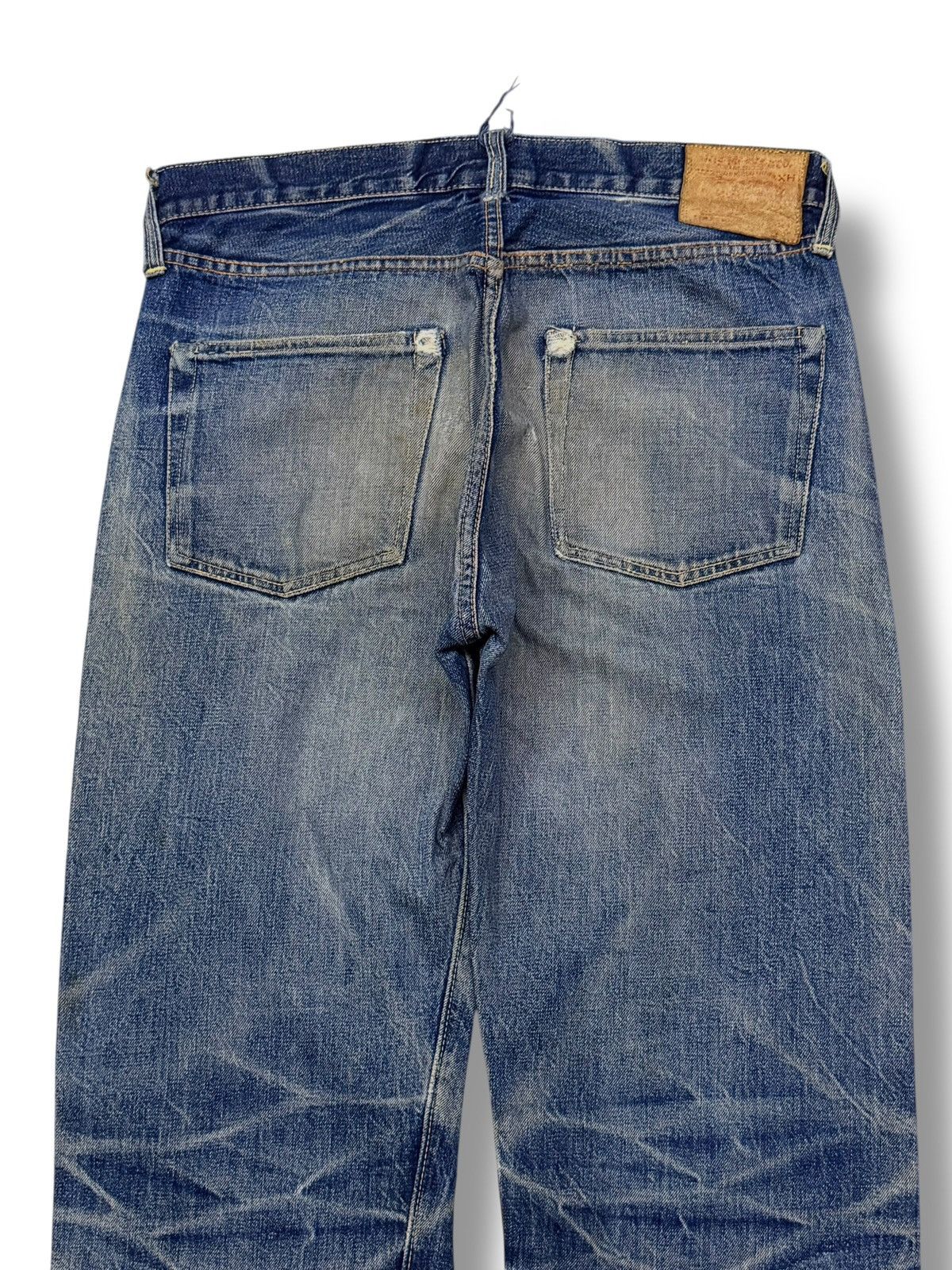 The Real McCoy's Vintage 90s Joe McCoys & Co Selvedge Denim Japan | 1940s W32 Size US 32 / EU 48 - 5 Thumbnail