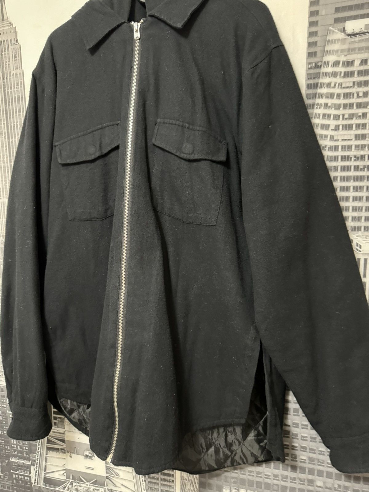 Essentials × FOG × Fear of God 🔥Fear of God Essentials OG Quilted Jacket SZ Medium Black Size US M / EU 48-50 / 2 - 2 Thumbnail