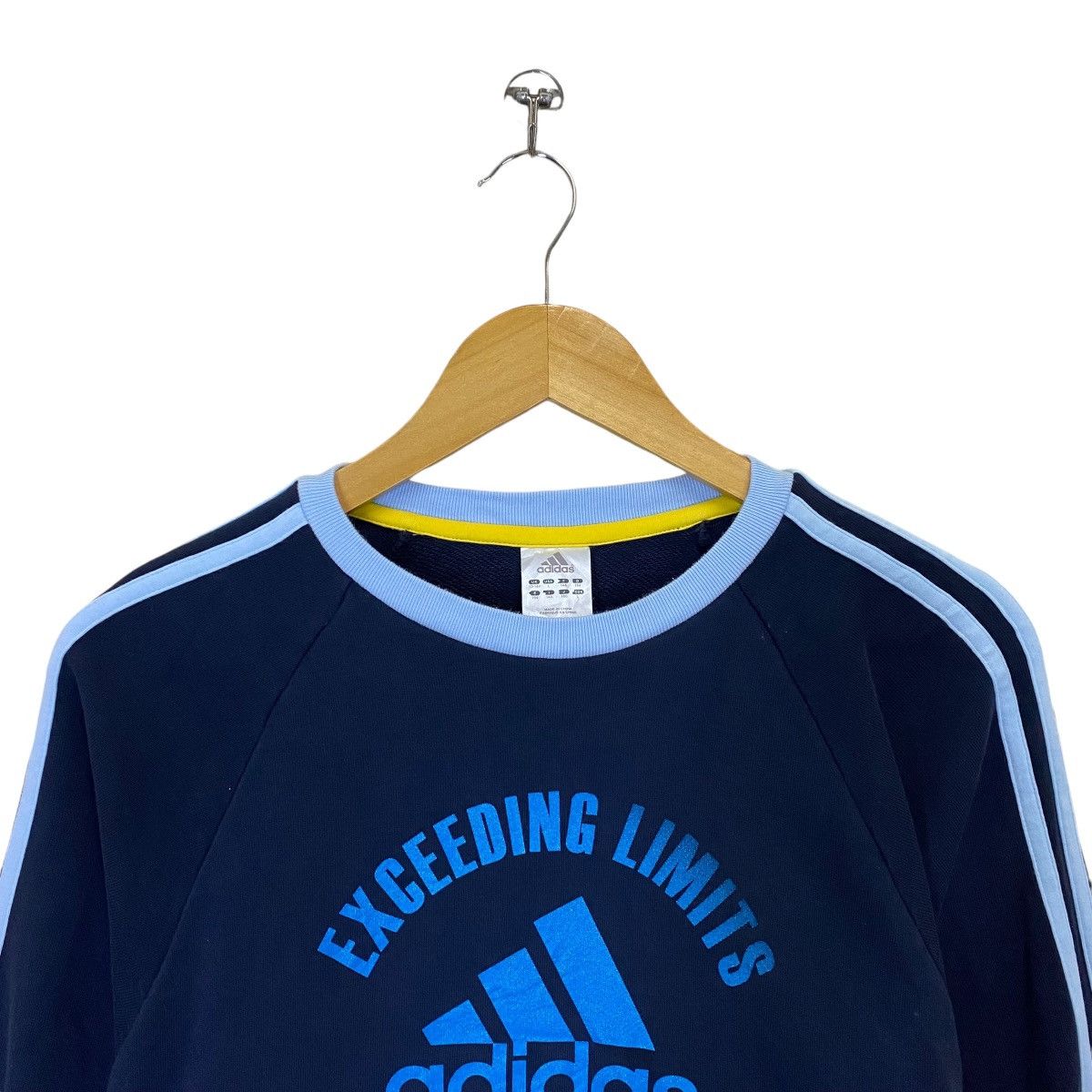 Adidas × Japanese Brand Adidas Big Logo Crewneck Sweatshirt Size US M / EU 48-50 / 2 - 4 Thumbnail