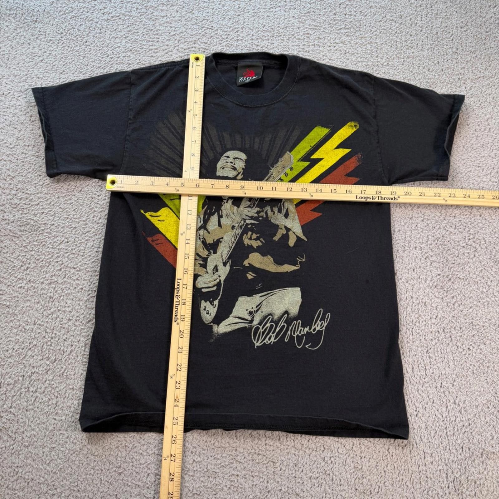 Zion Rootswear Bob Marley Zion Rootswear T Shirt Mens M Black Reggae Rasta Size US M / EU 48-50 / 2 - 3 Thumbnail