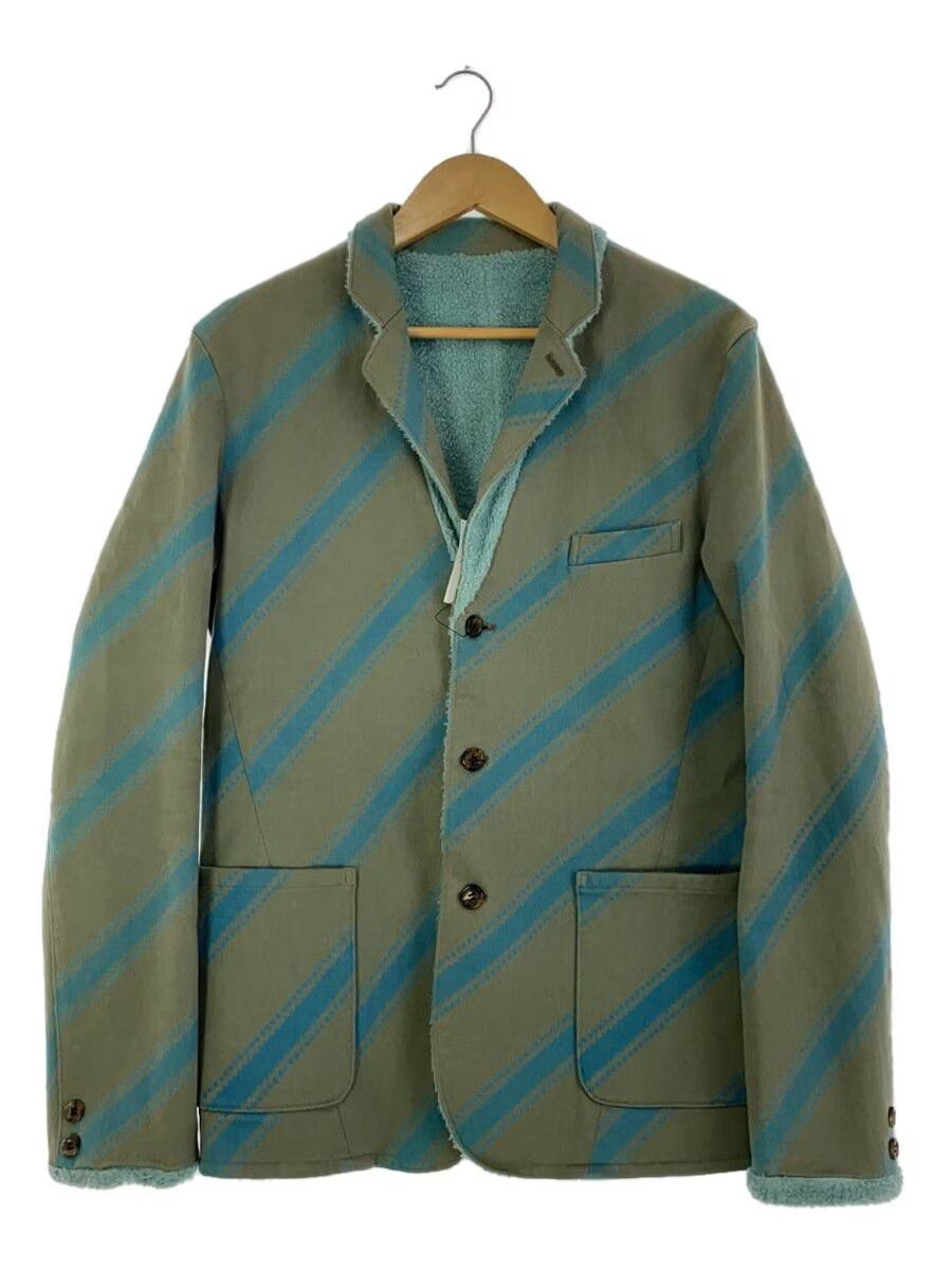 Undercover AW01 DAVF Reversible Boa Striped Tailored Jacket Size US L / EU 52-54 / 3 - 1 Thumbnail