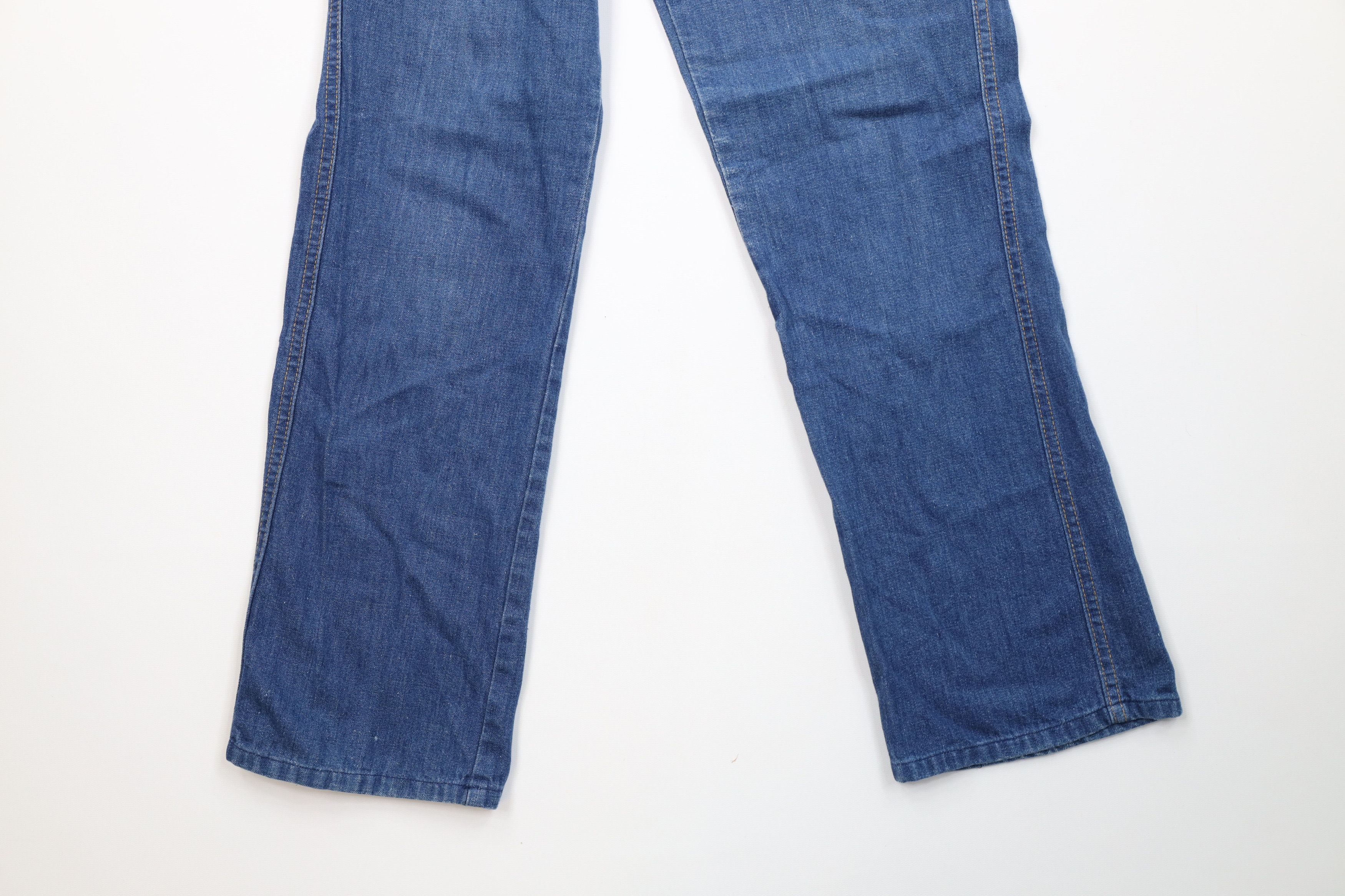 Vintage Vintage 70s Streetwear Straight Leg Denim Jeans USA Size 32" / US 10 / IT 46 - 4 Thumbnail