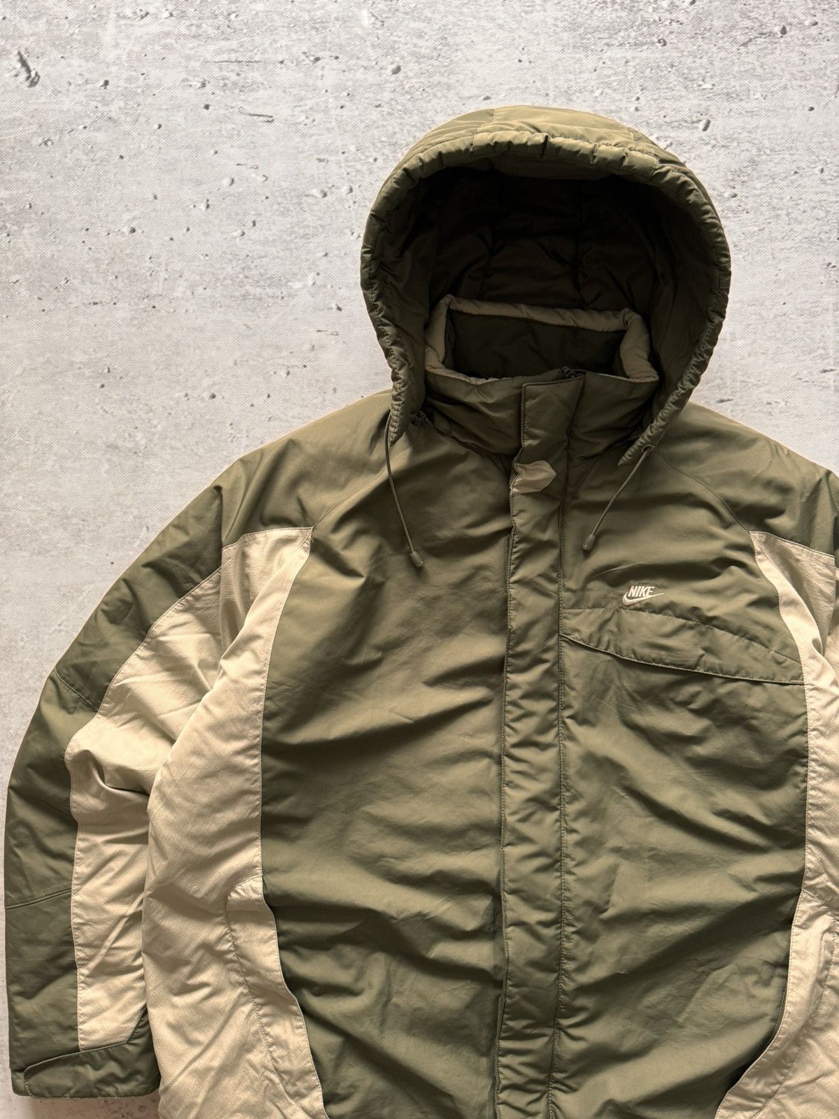 Nike × Nike ACG NIKE PUFFER DOWN BASIC LOGO OVERSIZE NYLON JACKET Size US XL / EU 56 / 4 - 2 Thumbnail
