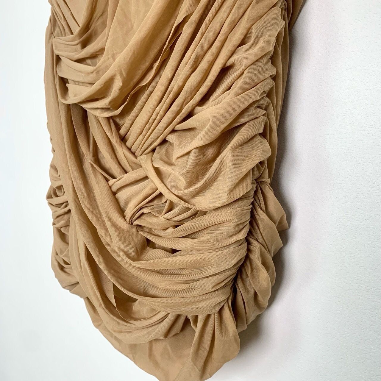 Alexander Wang Alexander Wang Womens Ruched Coffee Wrap Skirt L Polyamide/E Size 38" / US 16 / IT 52 - 6 Thumbnail